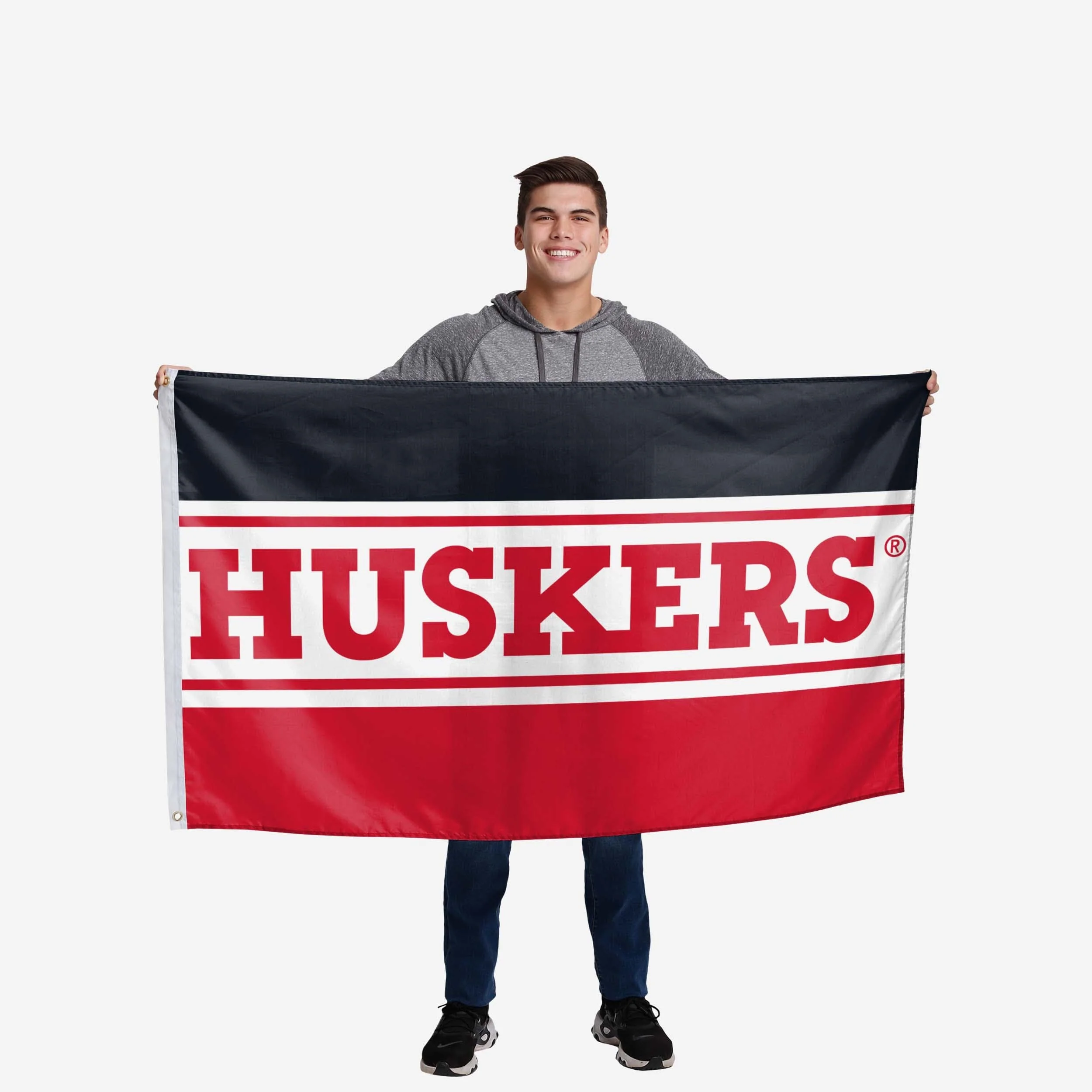 Nebraska Cornhuskers Horizontal Flag - Image 2