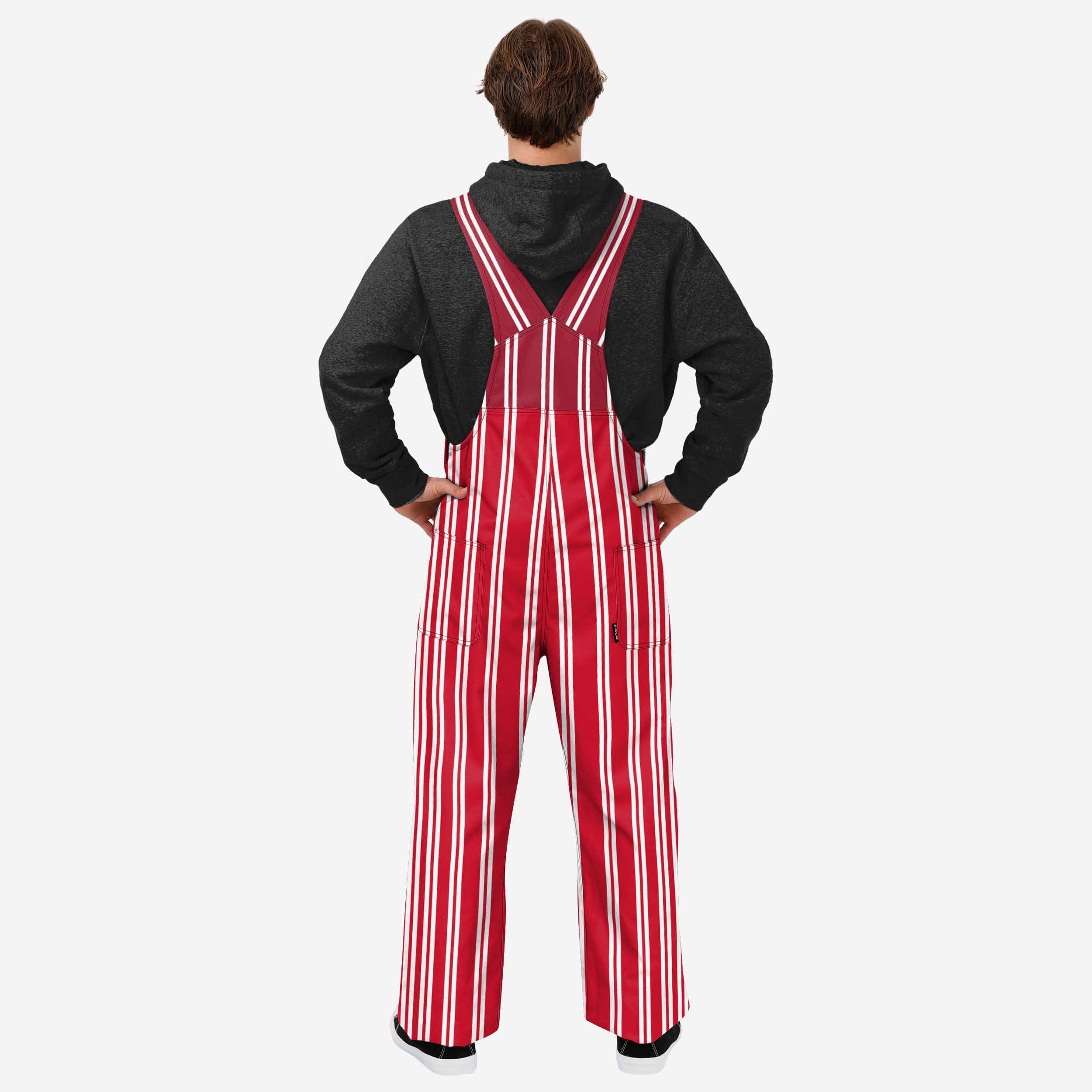 Nebraska Cornhuskers Mens Sideline Spirit Bib Overalls - Image 2