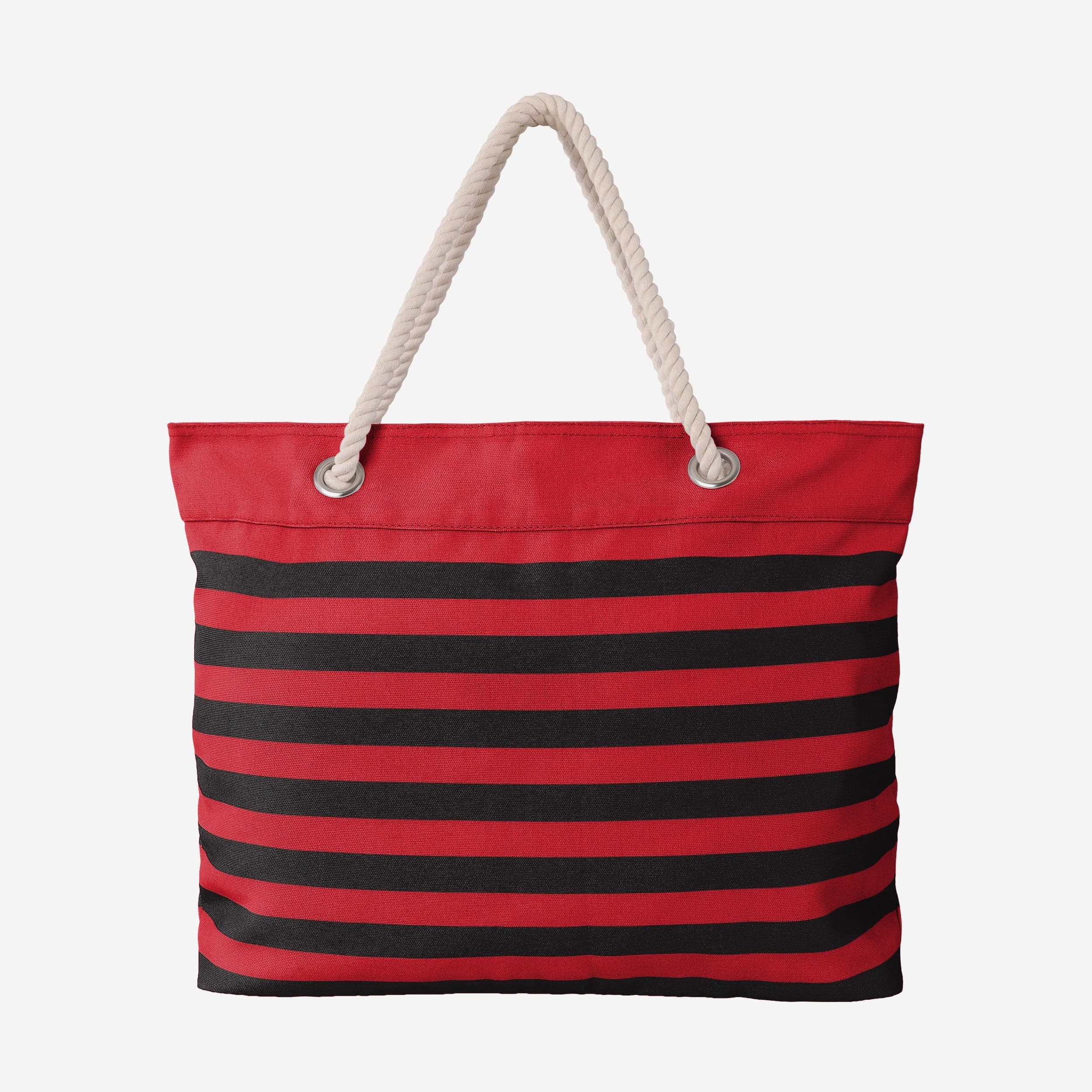 Nebraska Cornhuskers Nautical Stripe Tote Bag - Image 3