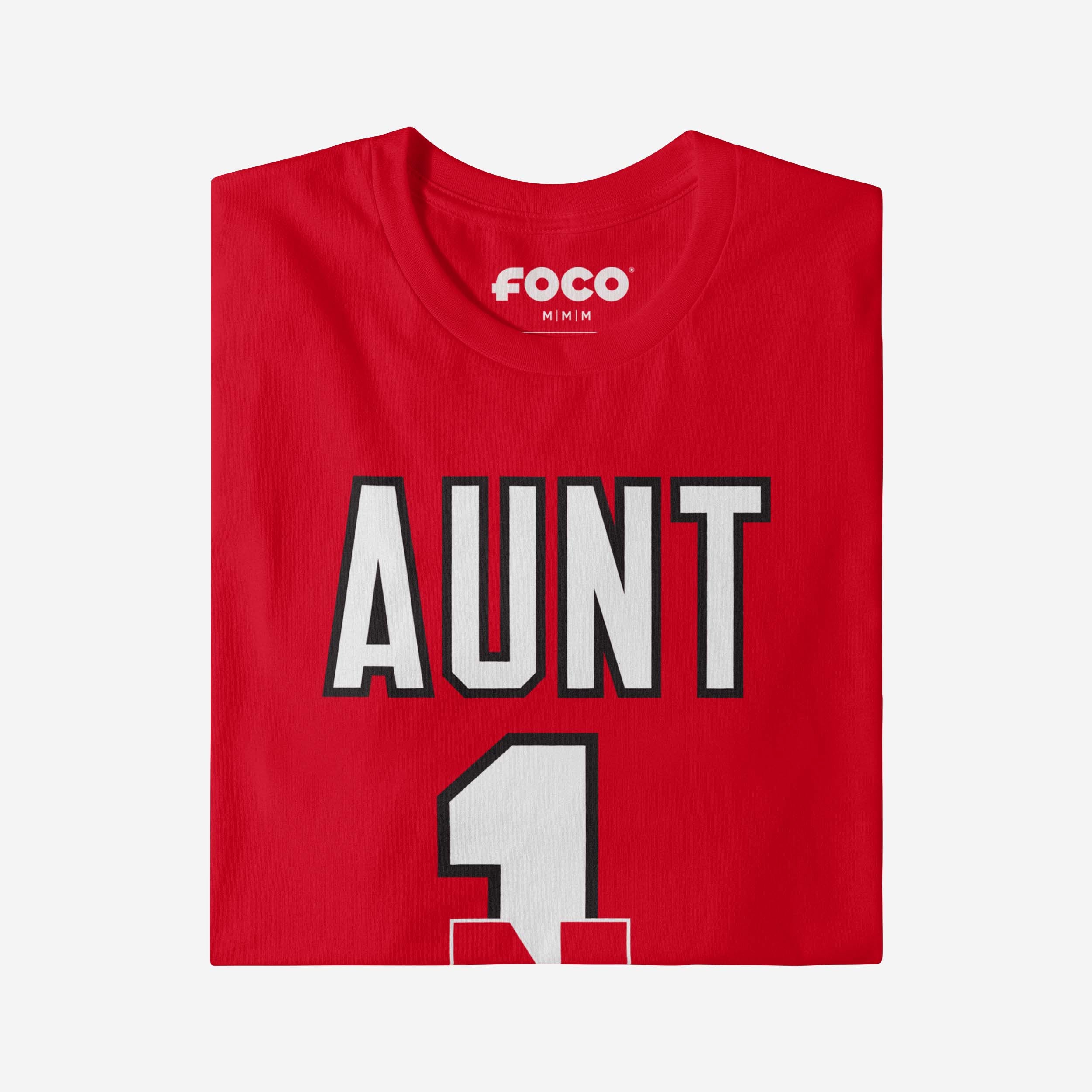 Nebraska Cornhuskers Number 1 Aunt T-Shirt - Image 4