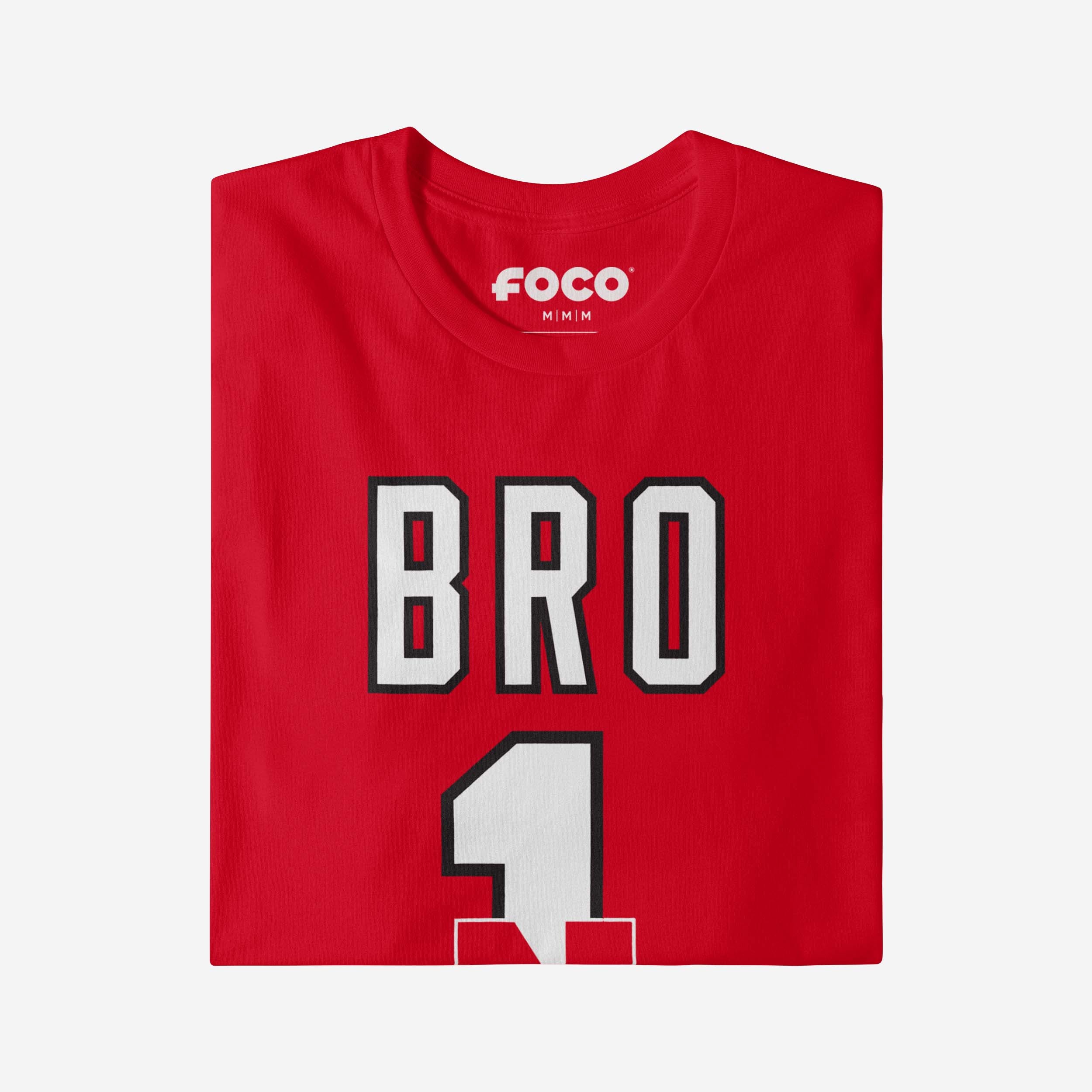 Nebraska Cornhuskers Number 1 Bro T-Shirt - Image 4