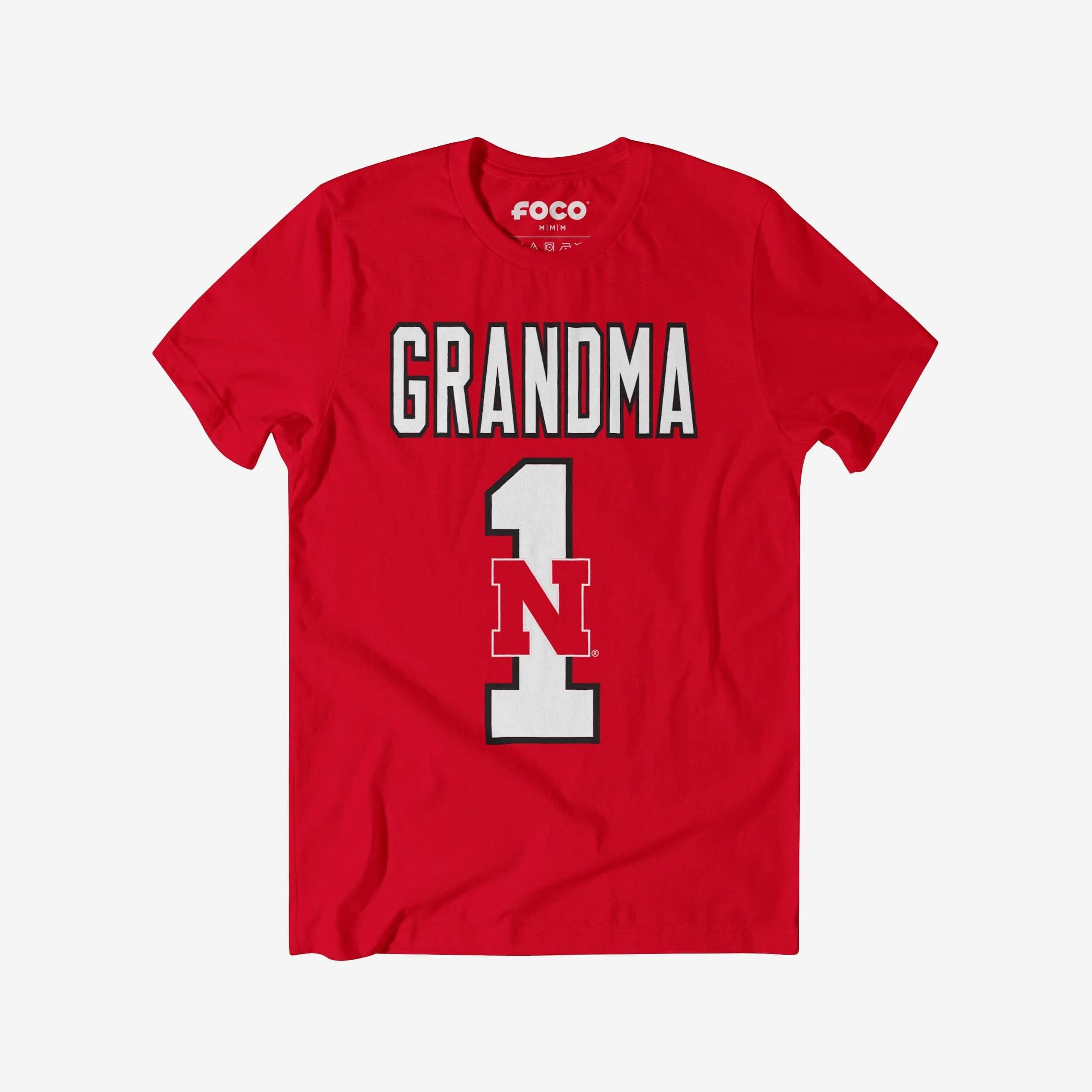 Nebraska Cornhuskers Number 1 Grandma T-Shirt