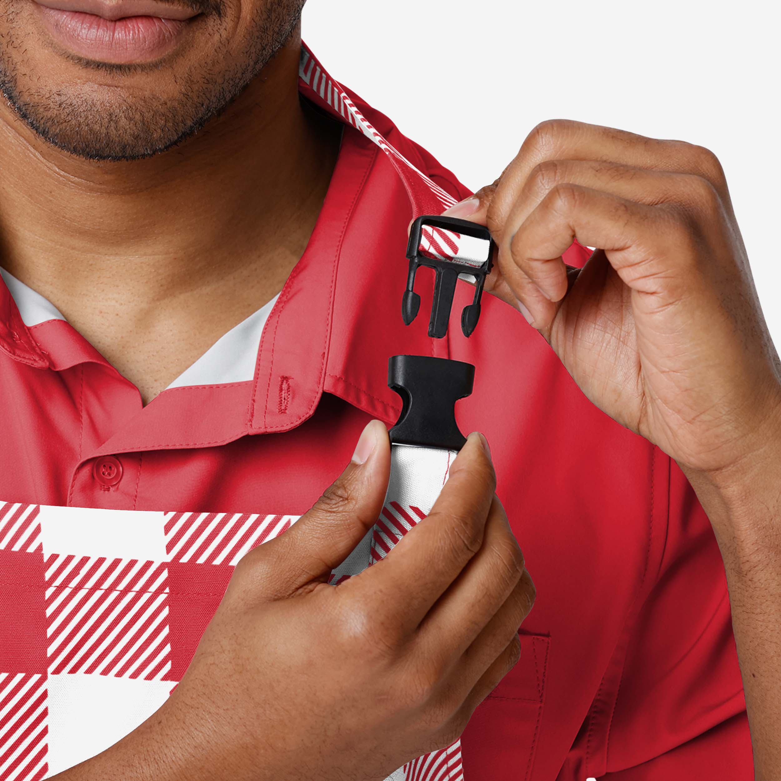 Nebraska Cornhuskers Plaid Apron - Image 3