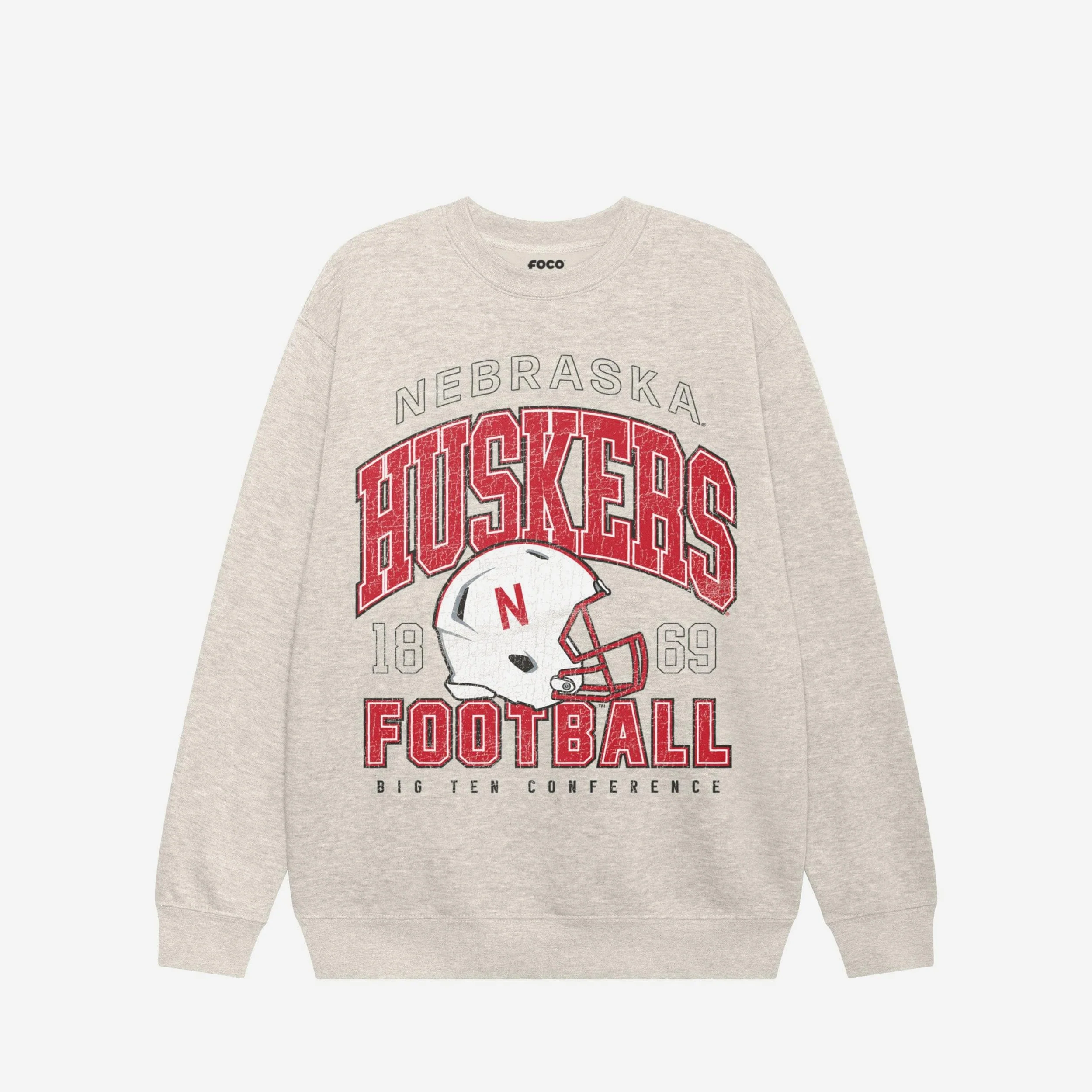 Nebraska Cornhuskers Varsity Crew Neck Sweatshirt