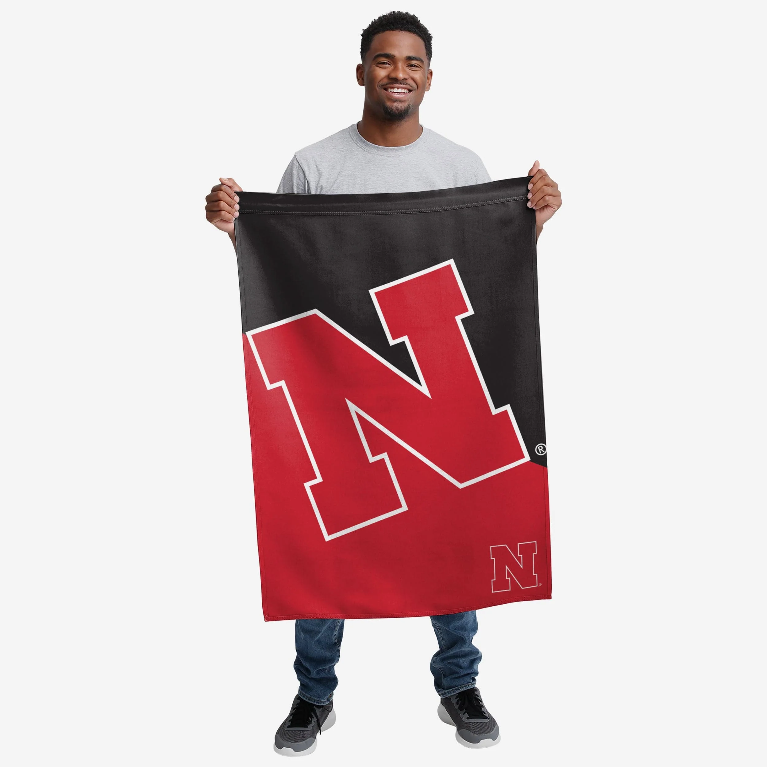 Nebraska Cornhuskers Vertical Flag - Image 2