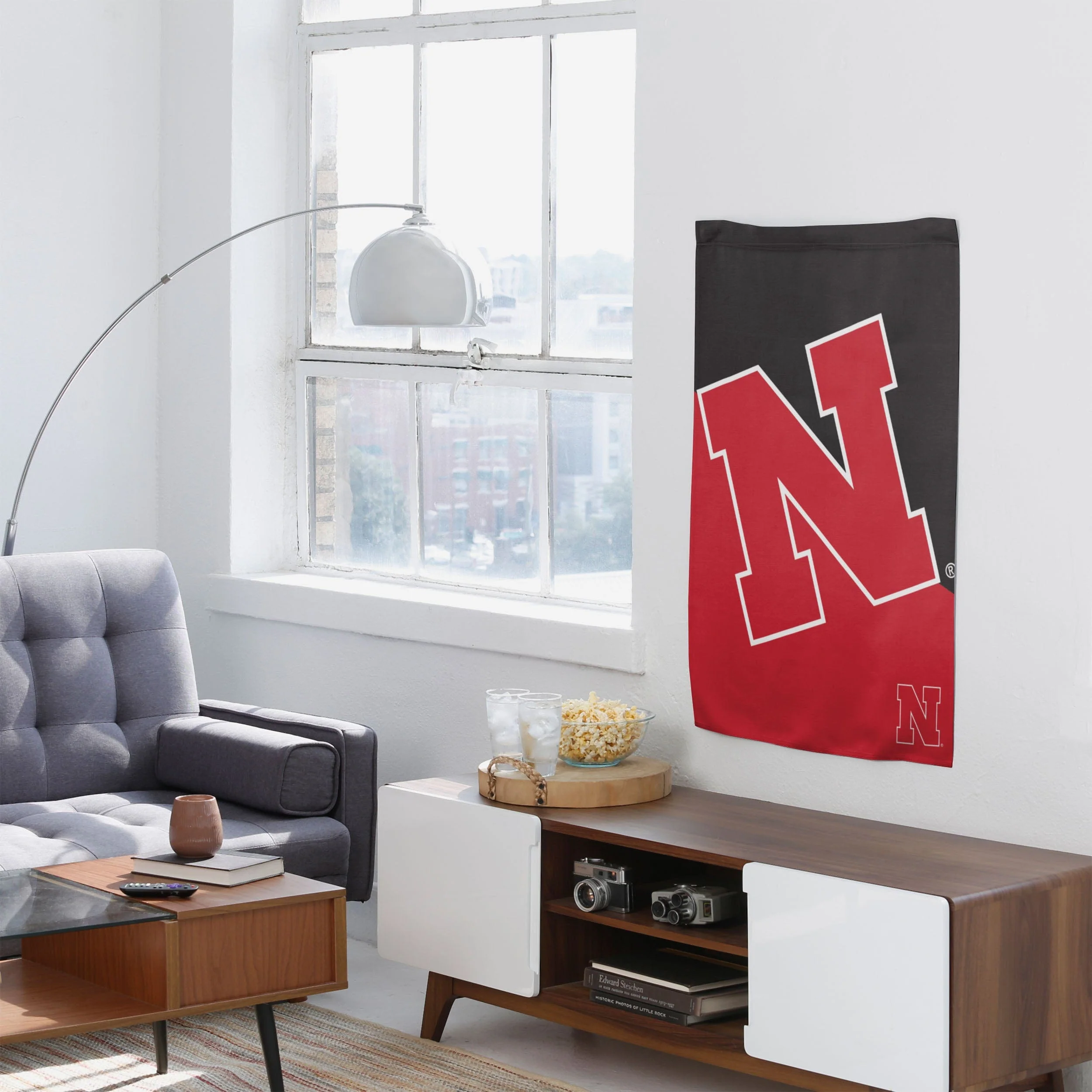Nebraska Cornhuskers Vertical Flag - Image 4