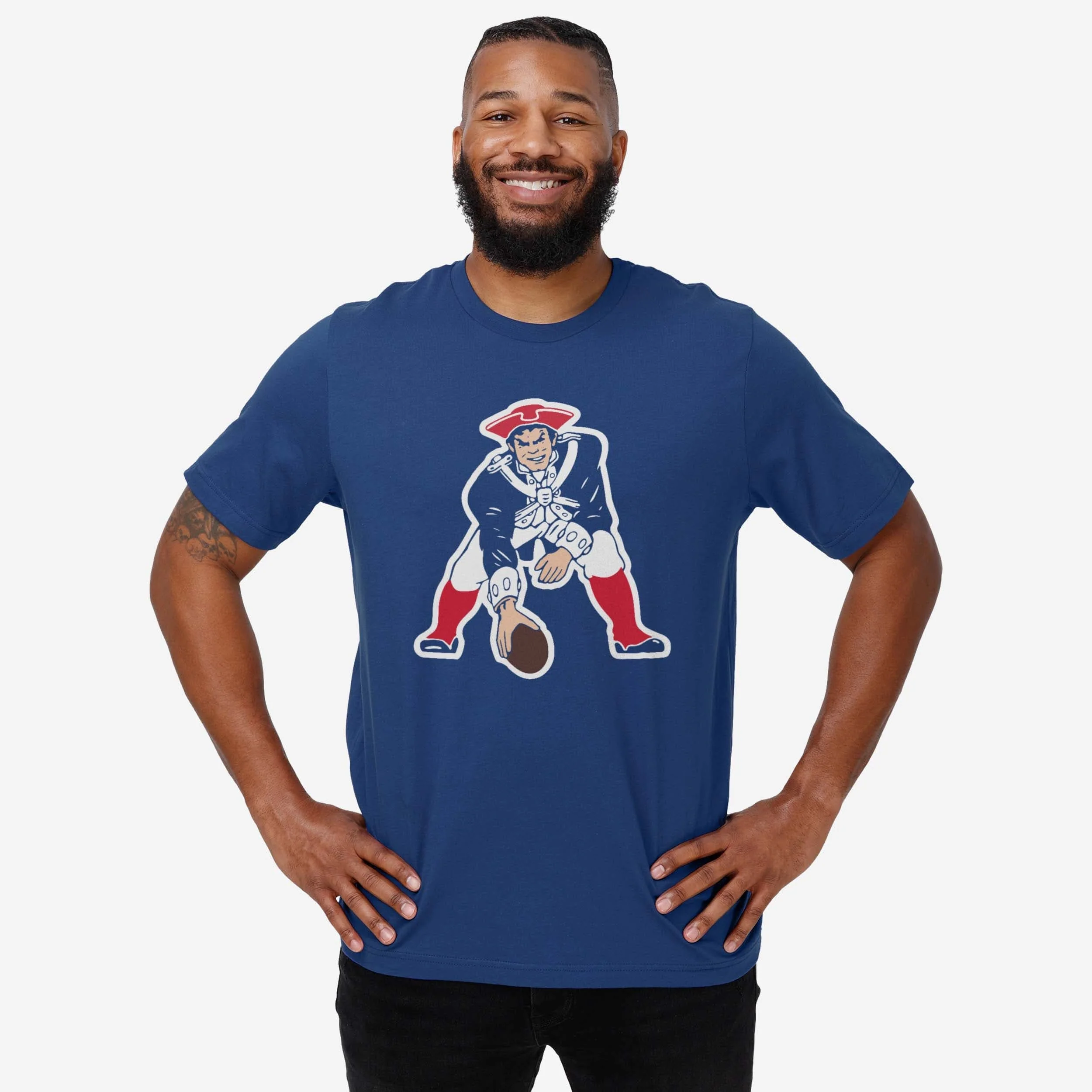 New England Patriots 1979 Retro Logo T-Shirt - Image 2