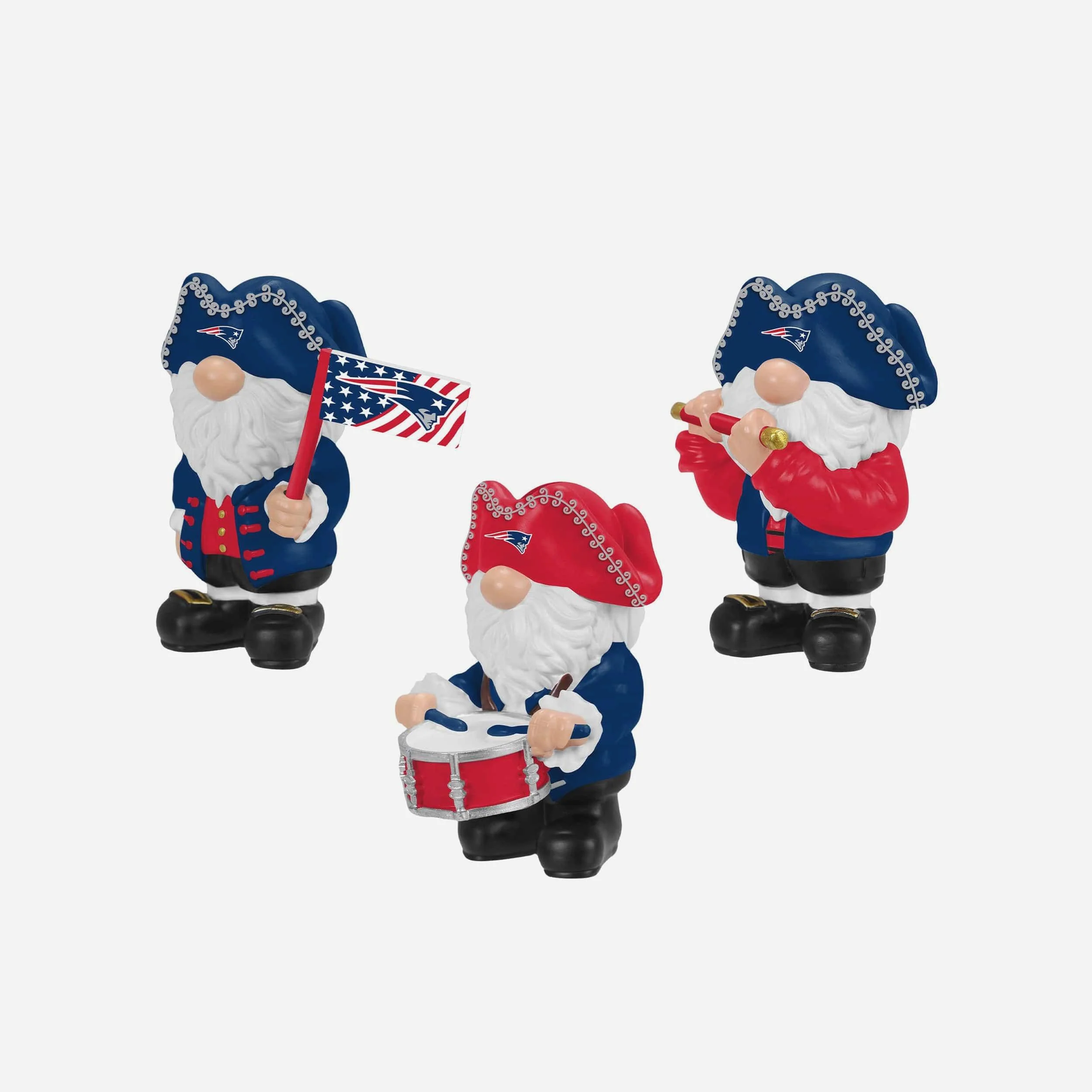 New England Patriots 3 Pack Americana Mini Gnome Set - Image 3
