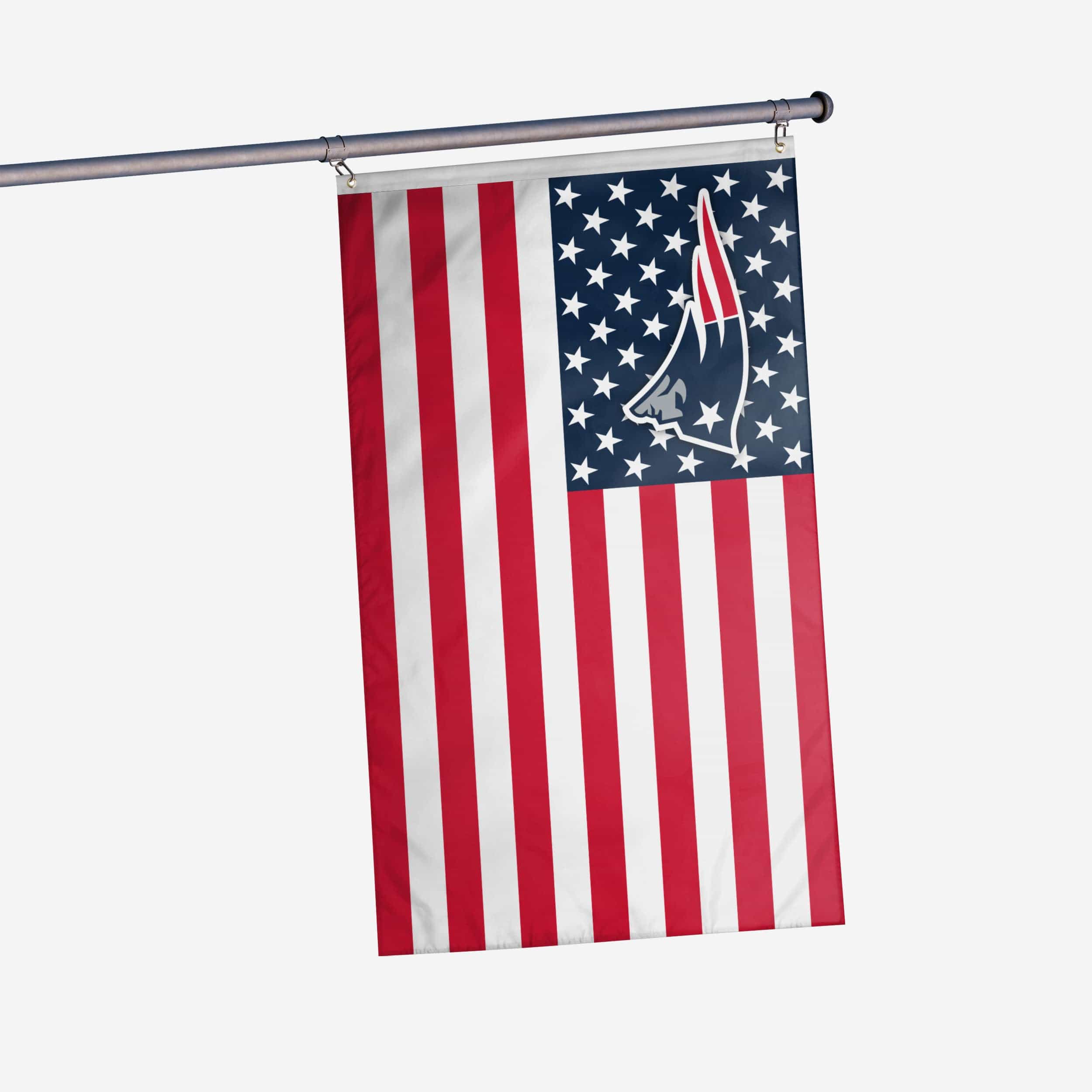 New England Patriots American Stars Horizontal Flag