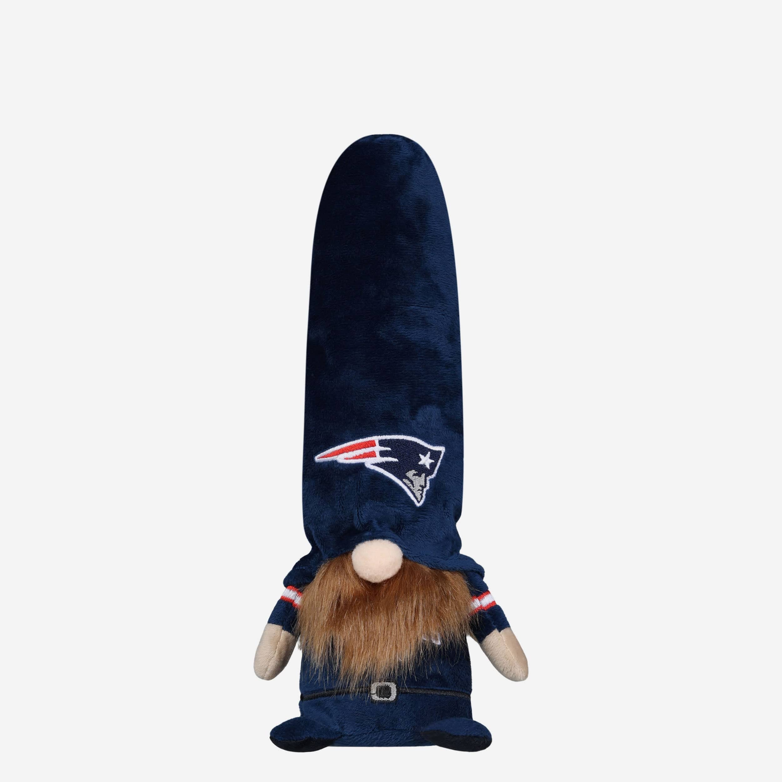New England Patriots Bearded Stocking Cap Plush Gnome