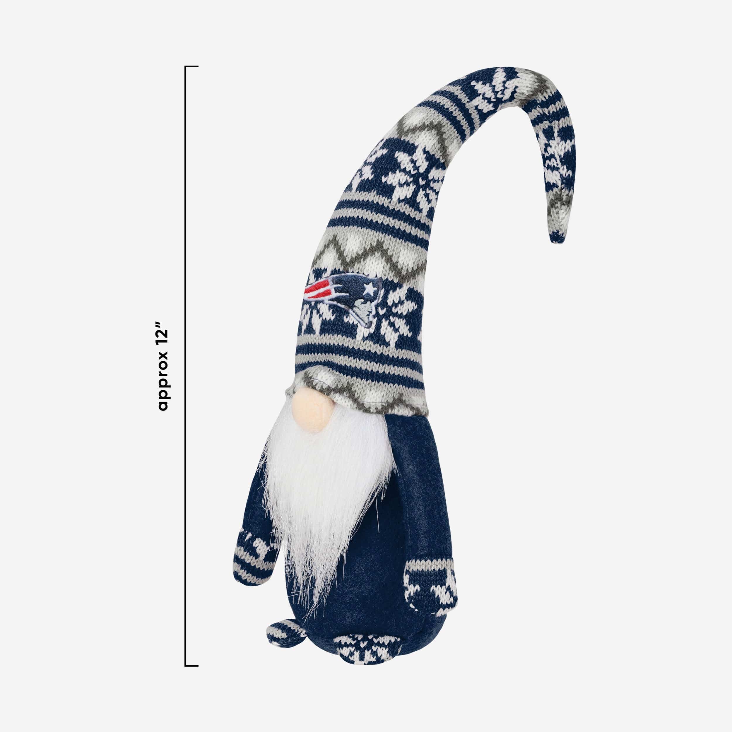 New England Patriots Bent Hat Plush Gnome - Image 3