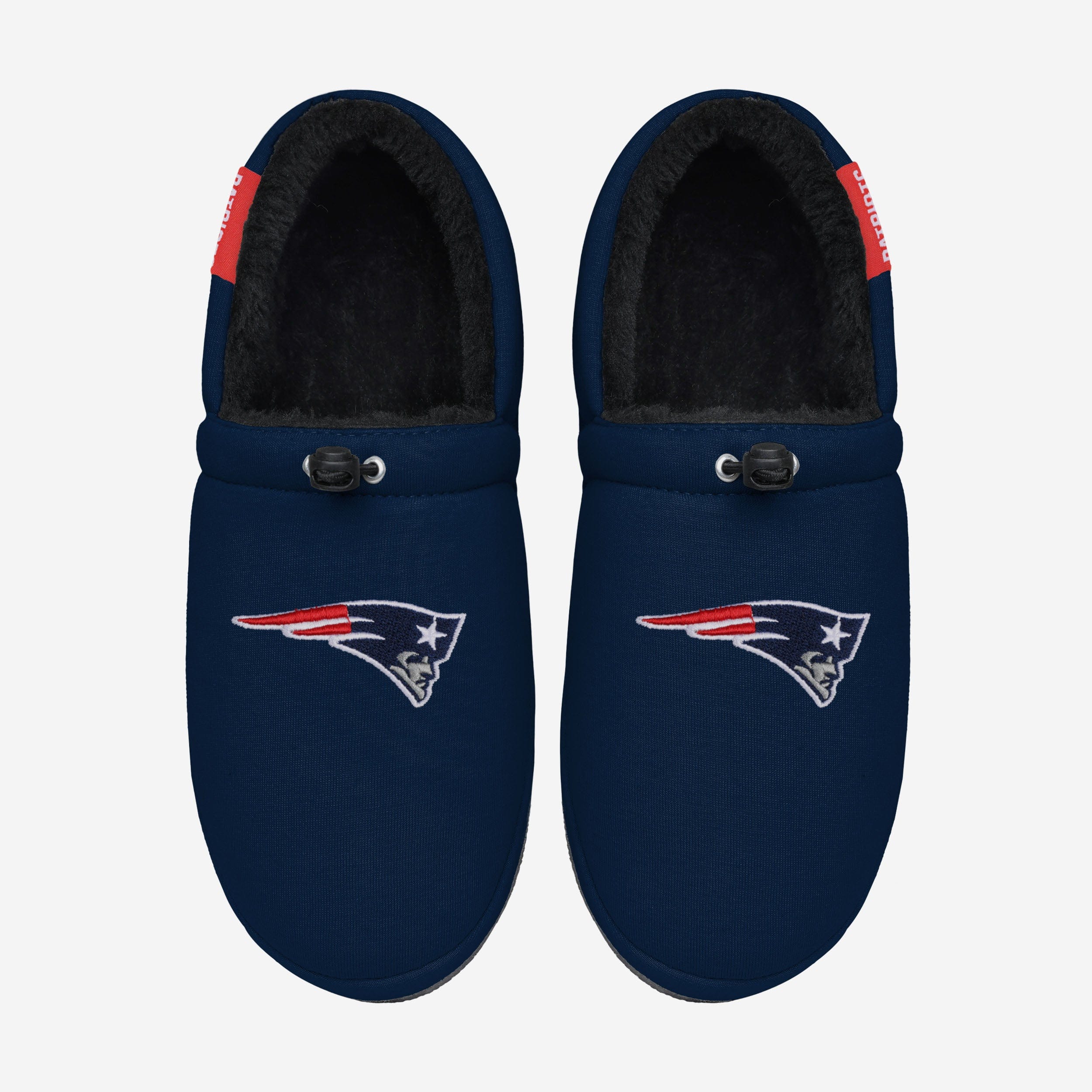 New England Patriots Big Logo Athletic Moccasin Slipper - Image 4