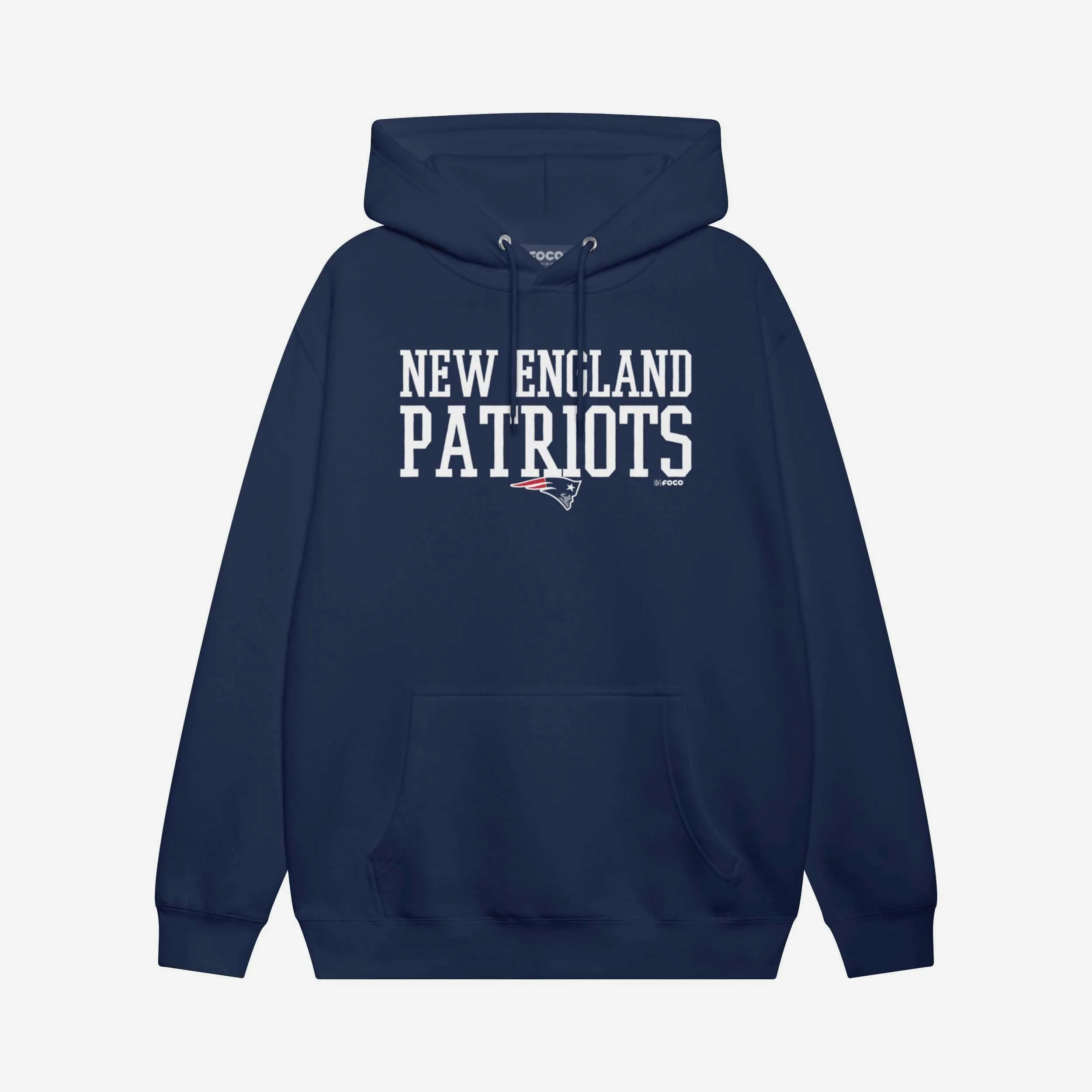 New England Patriots Bold Wordmark Hoodie