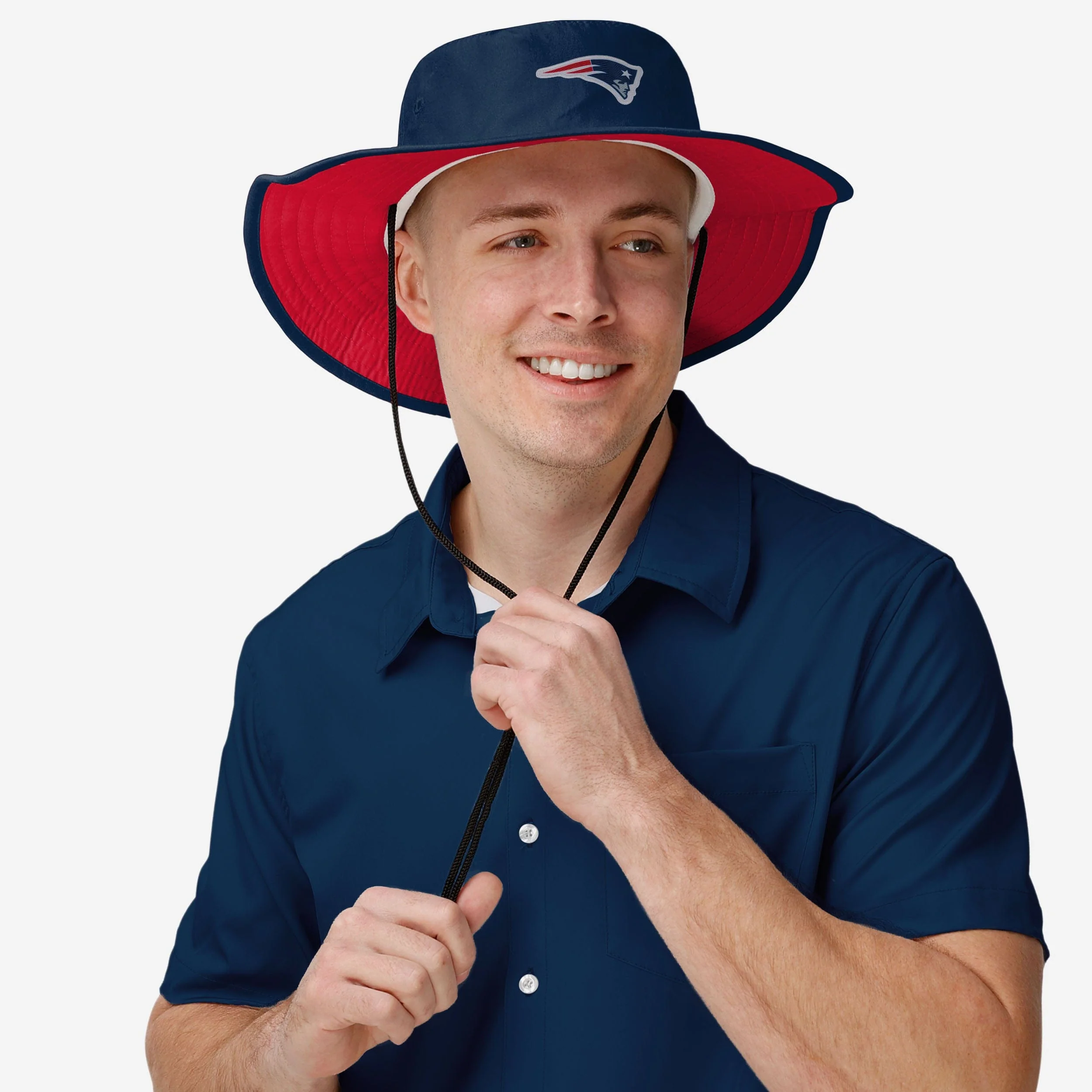 New England Patriots Colorblock Boonie Hat - Image 3