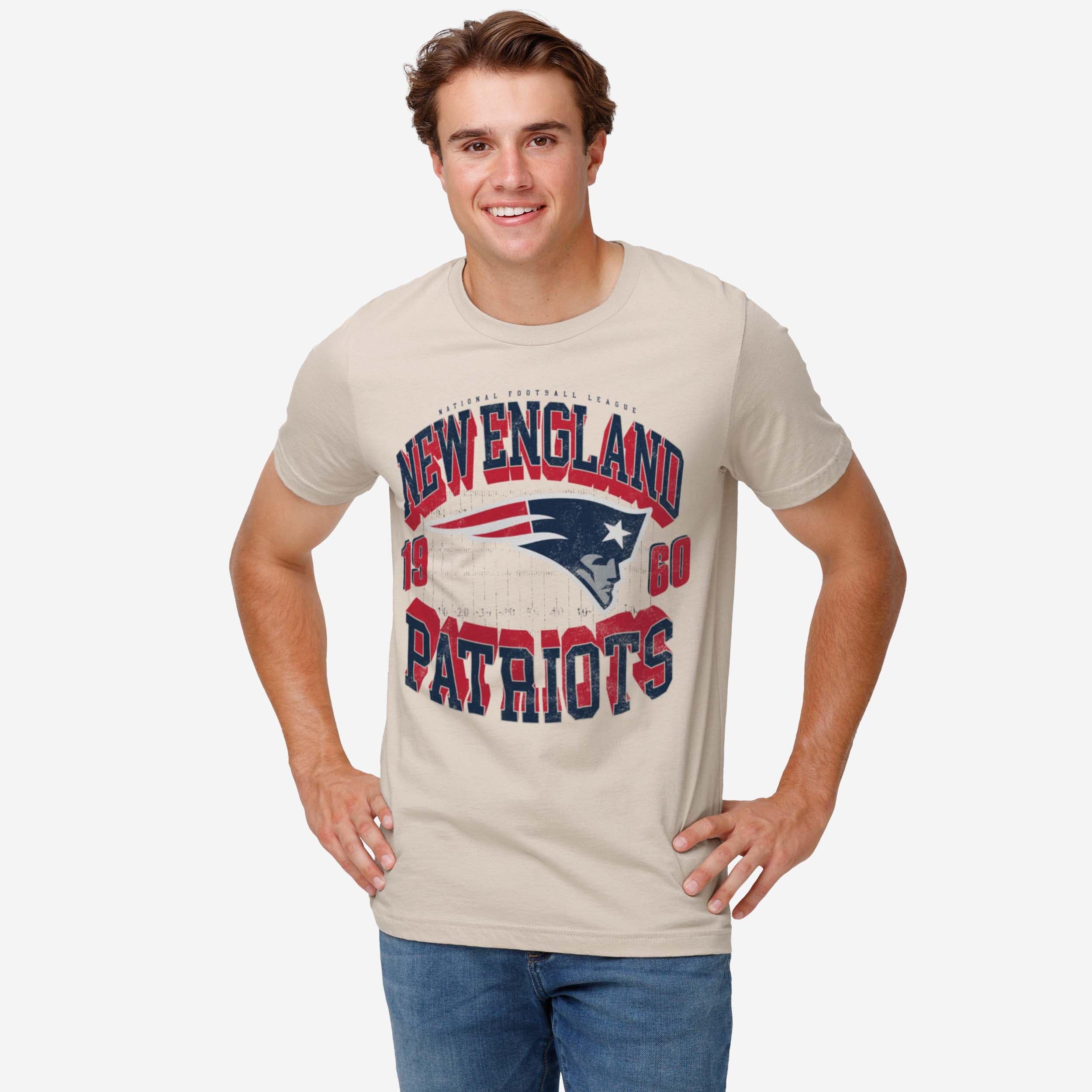 New England Patriots Field Arched Wordmark T-Shirt - Image 2