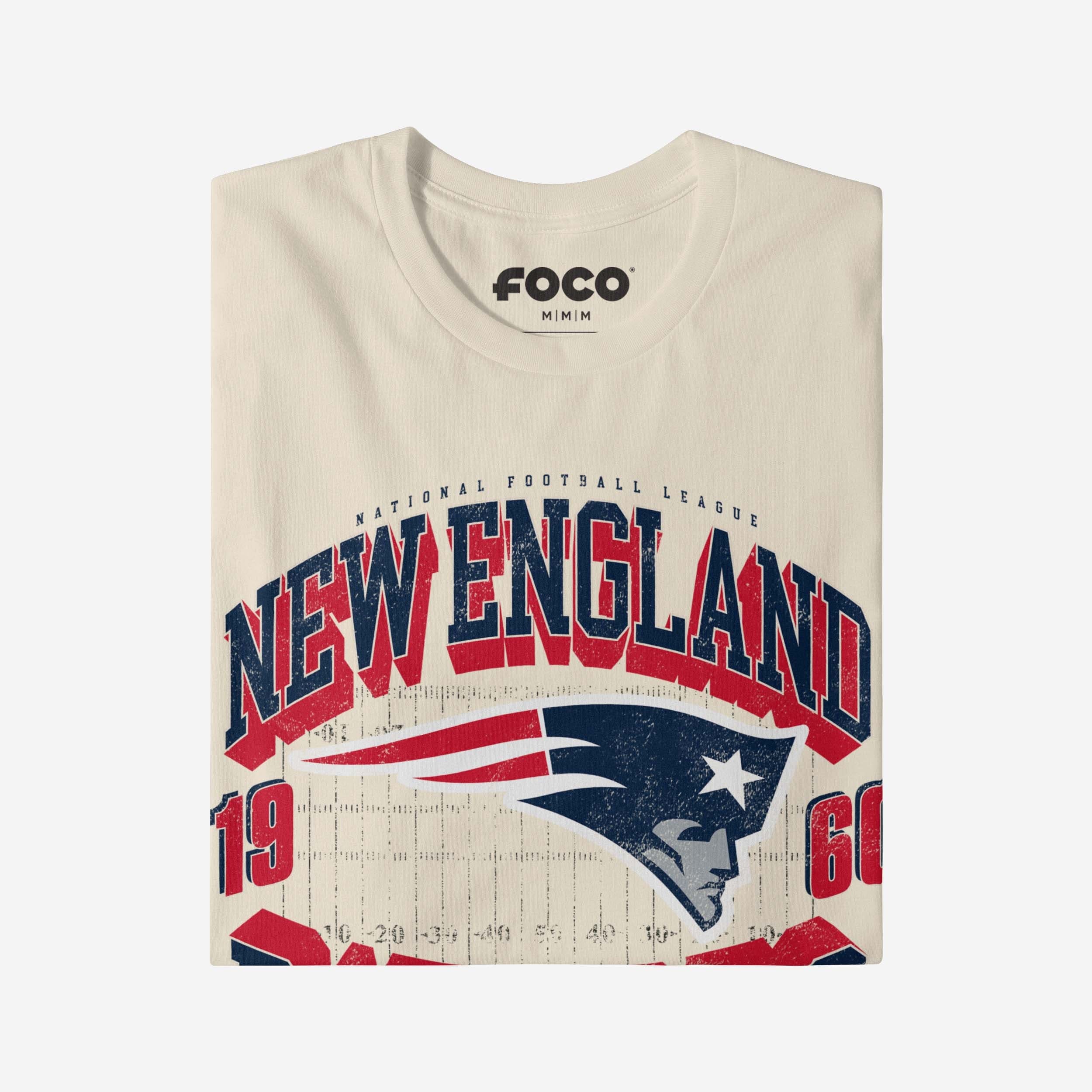 New England Patriots Field Arched Wordmark T-Shirt - Image 4