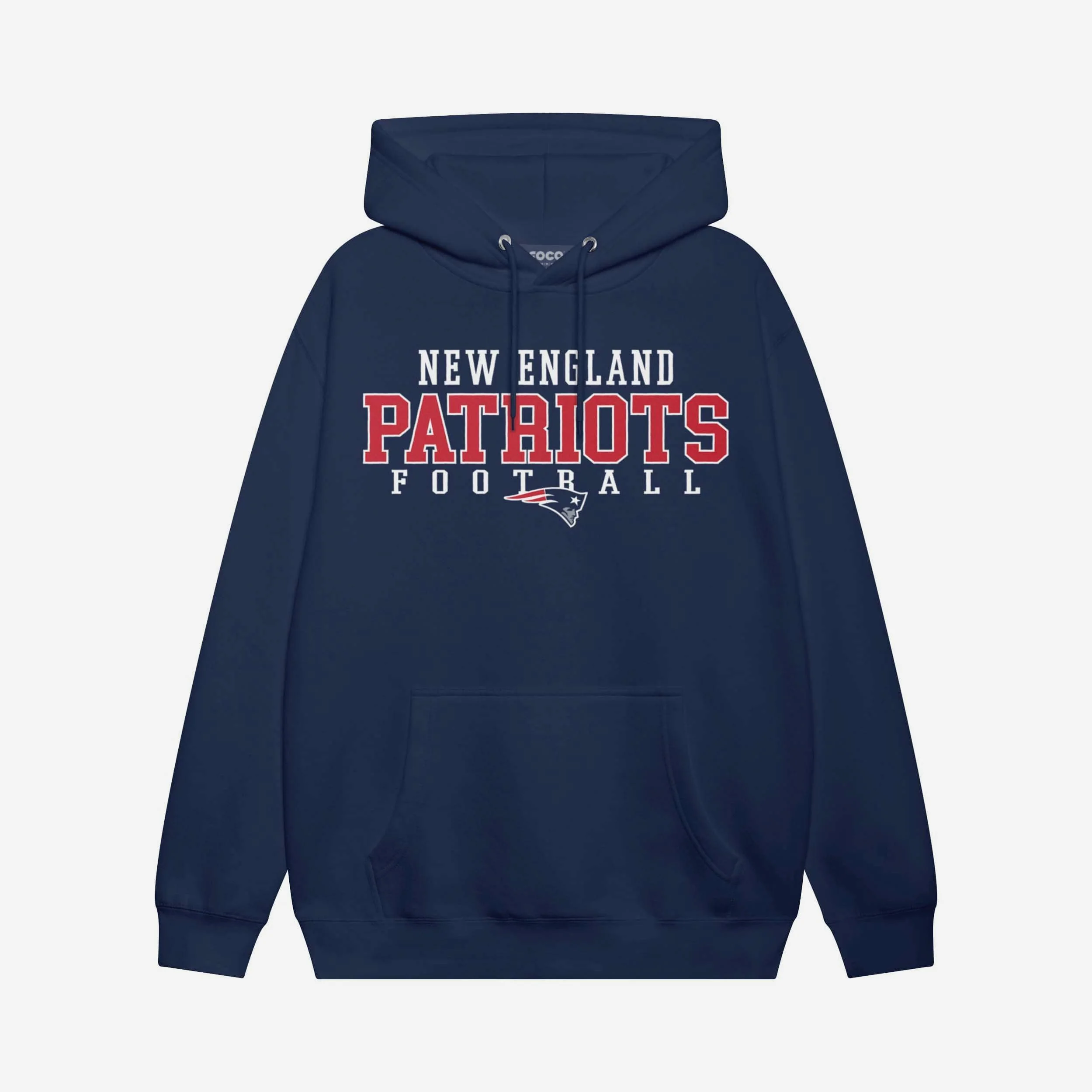 New England Patriots Football Wordmark Hoodie
