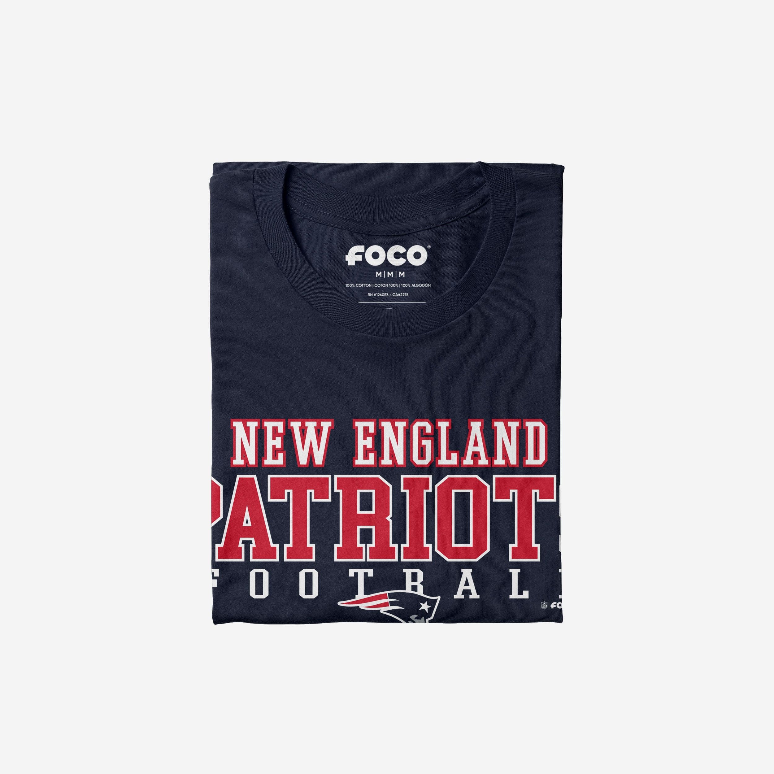 New England Patriots Football Wordmark T-Shirt - Image 4