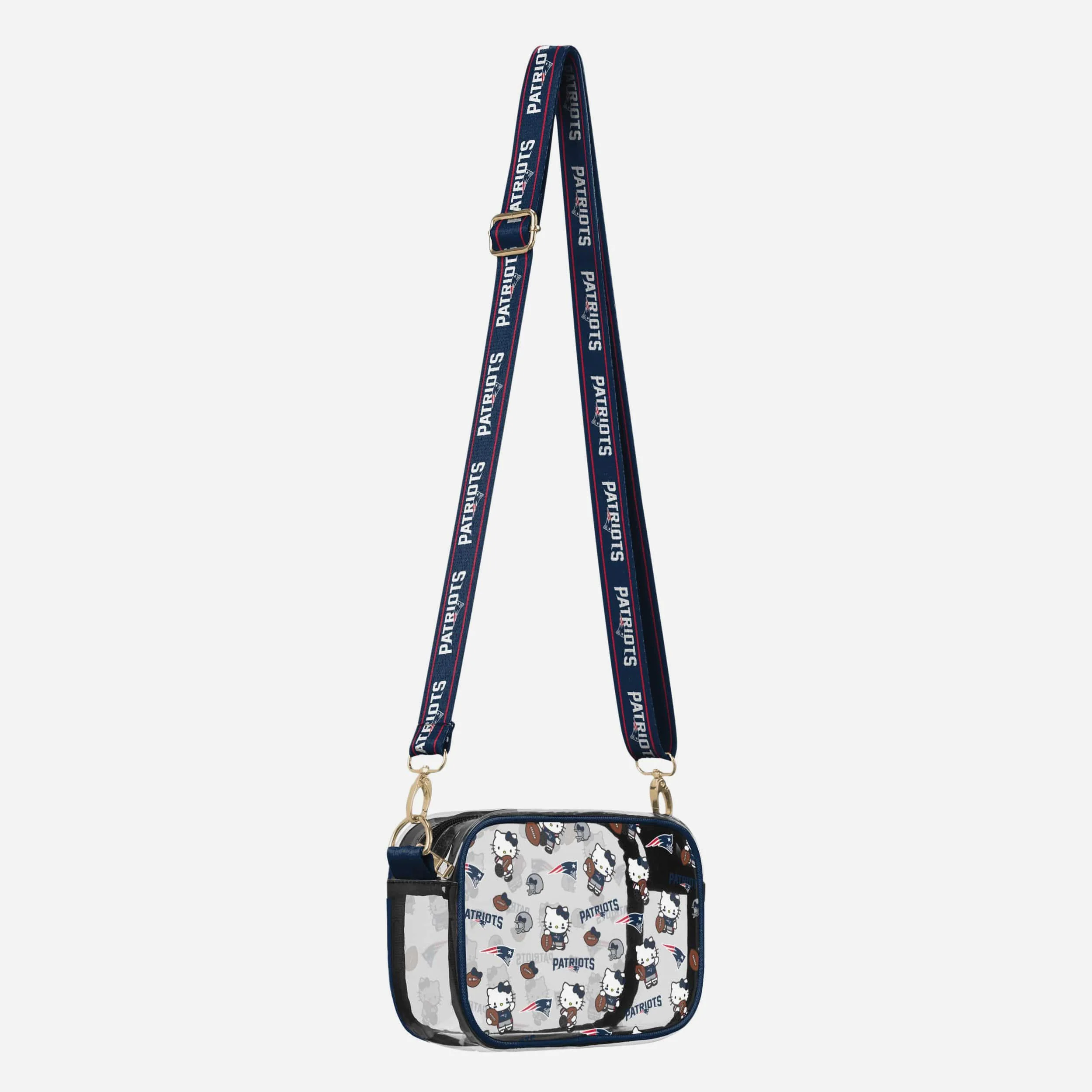 New England Patriots Hello Kitty® Clear Crossbody Bag - Image 2