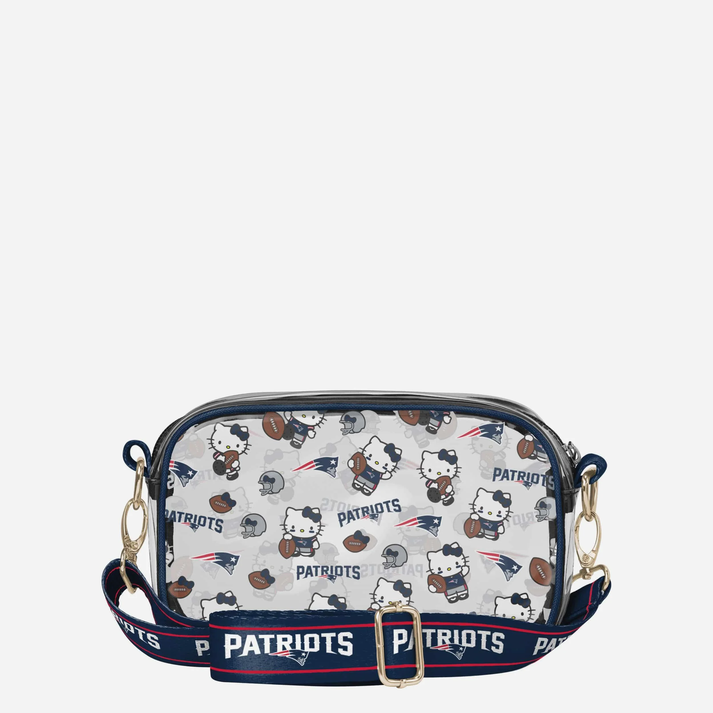 New England Patriots Hello Kitty® Clear Crossbody Bag - Image 5