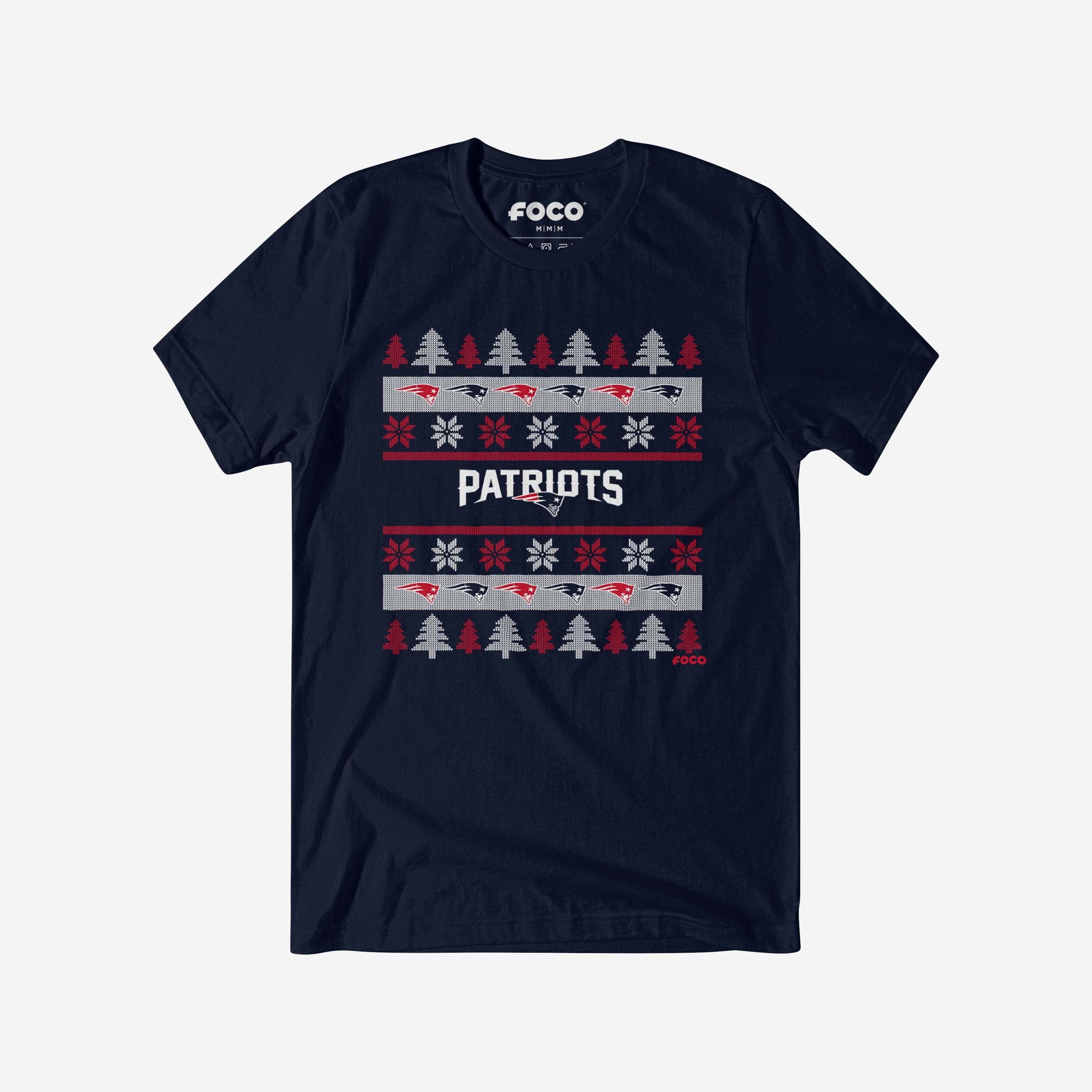 New England Patriots Holiday Sweater T-Shirt