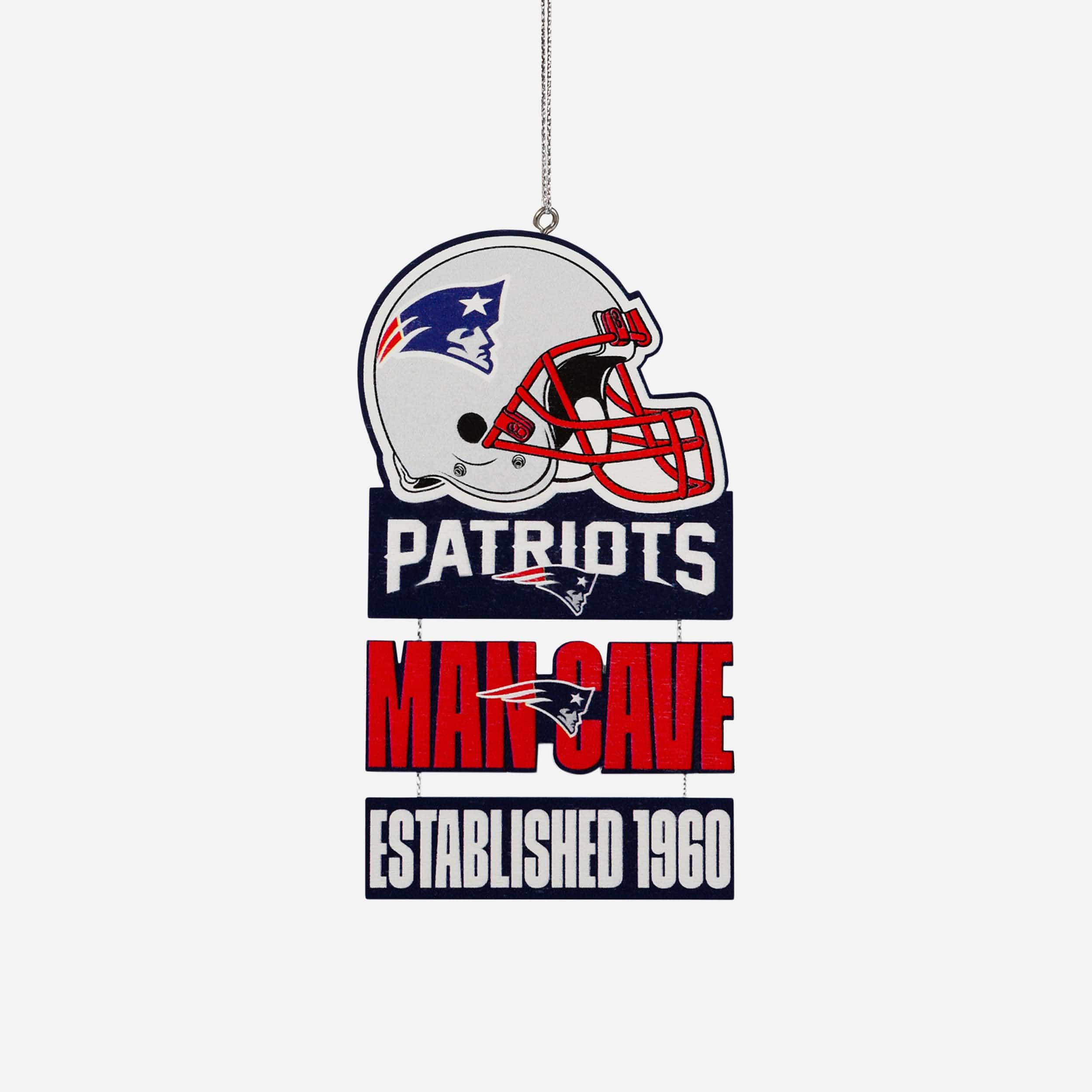 New England Patriots Mancave Sign Ornament