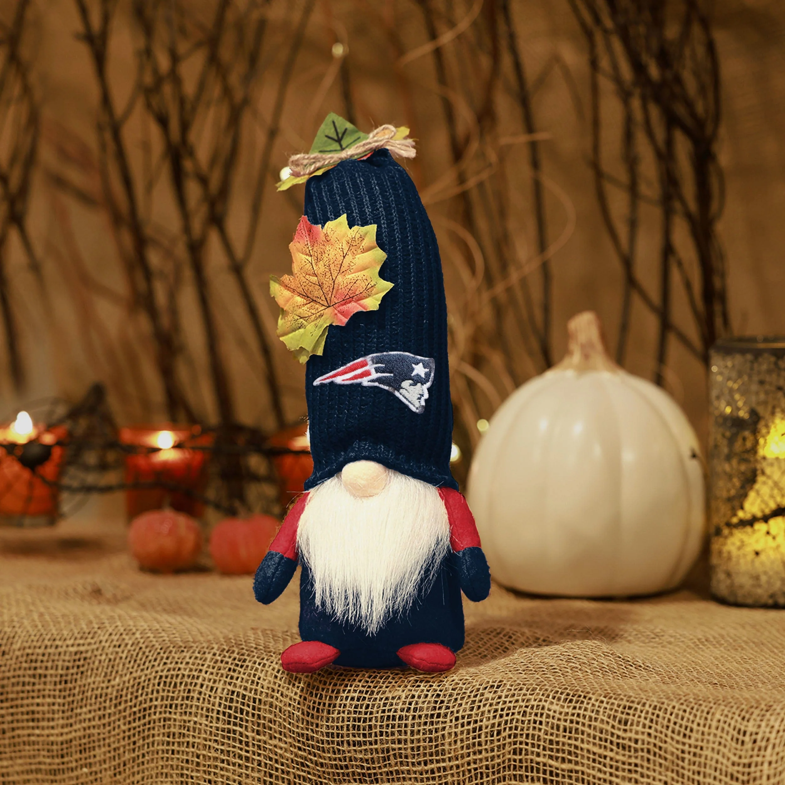 New England Patriots Mixed Material Harvest Plush Gnome - Image 5
