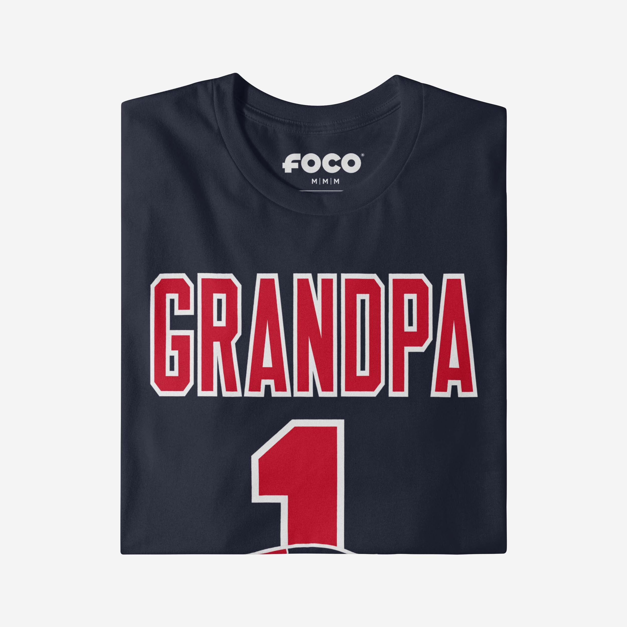 New England Patriots Number 1 Grandpa T-Shirt - Image 3