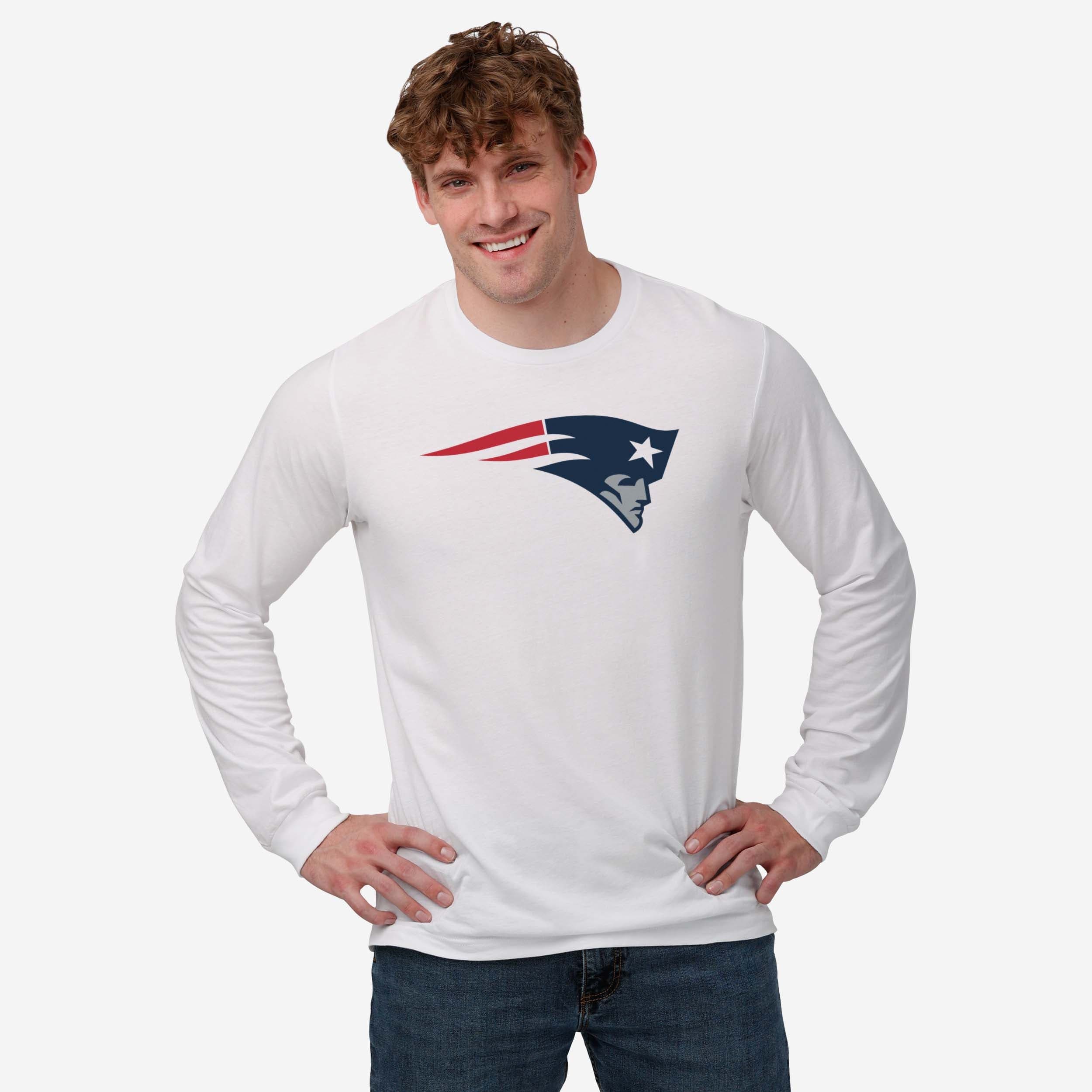 New England Patriots Primary Logo Long Sleeve T-Shirt - Image 17
