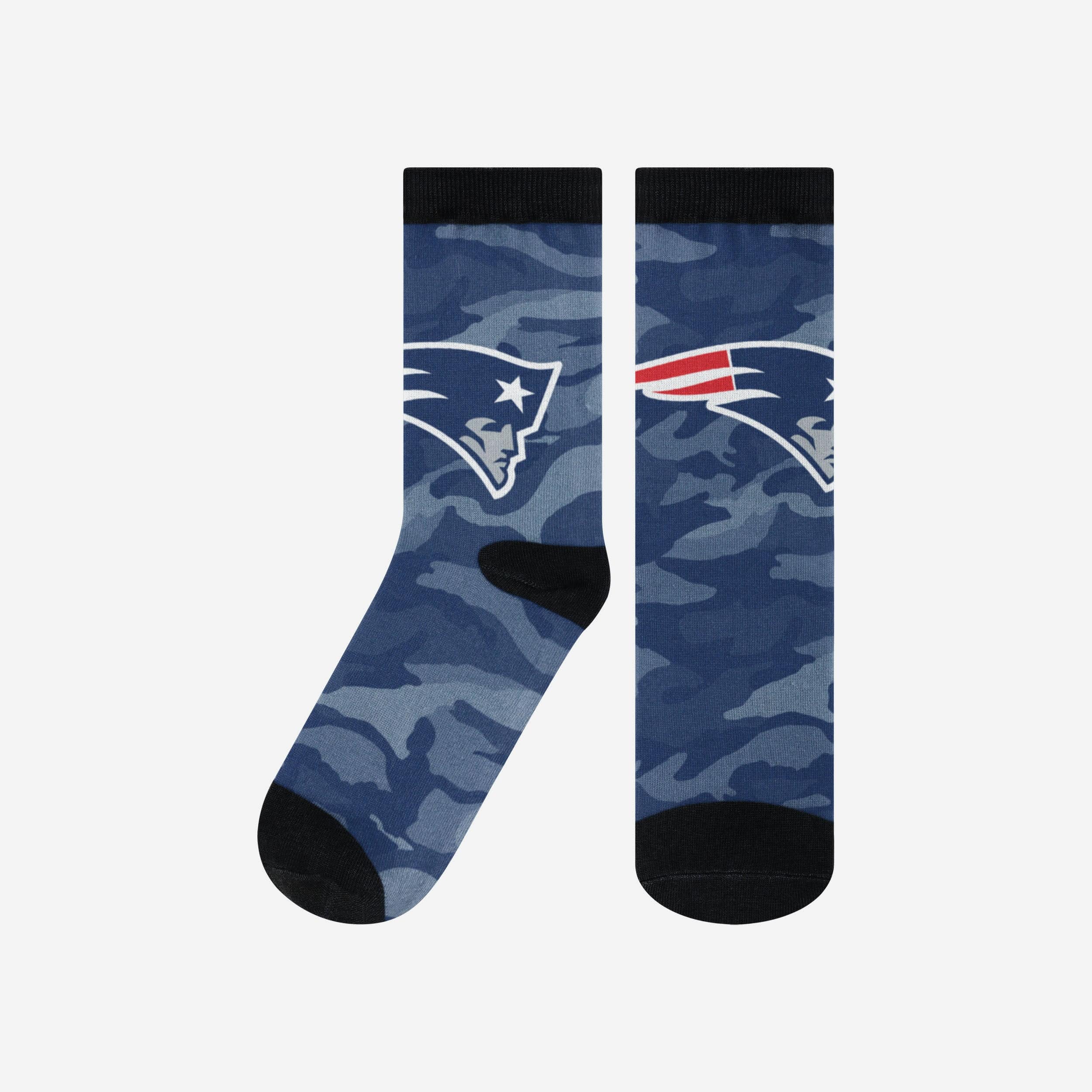 New England Patriots Printed Camo Socks