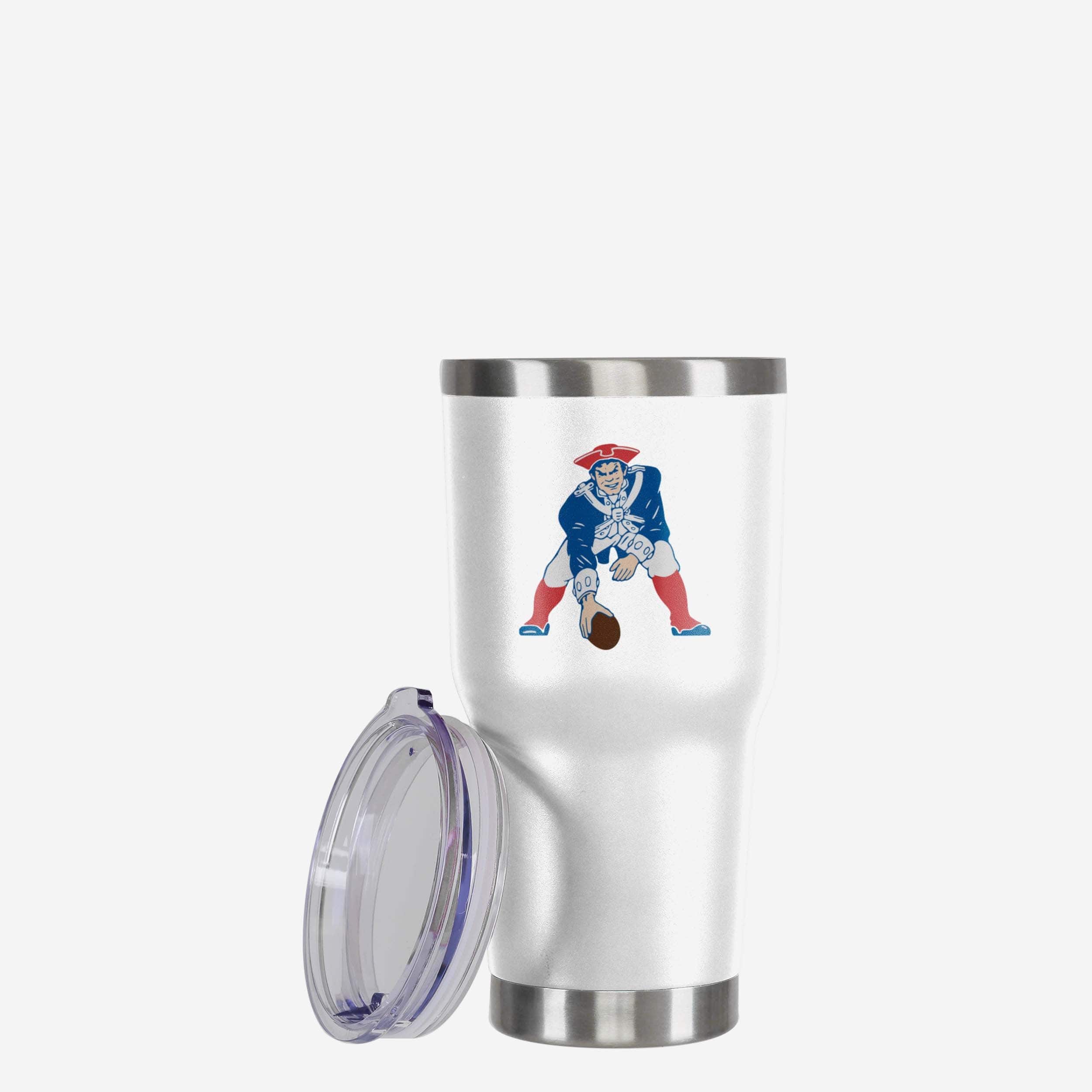 New England Patriots Retro Team Logo 30 oz Tumbler - Image 3