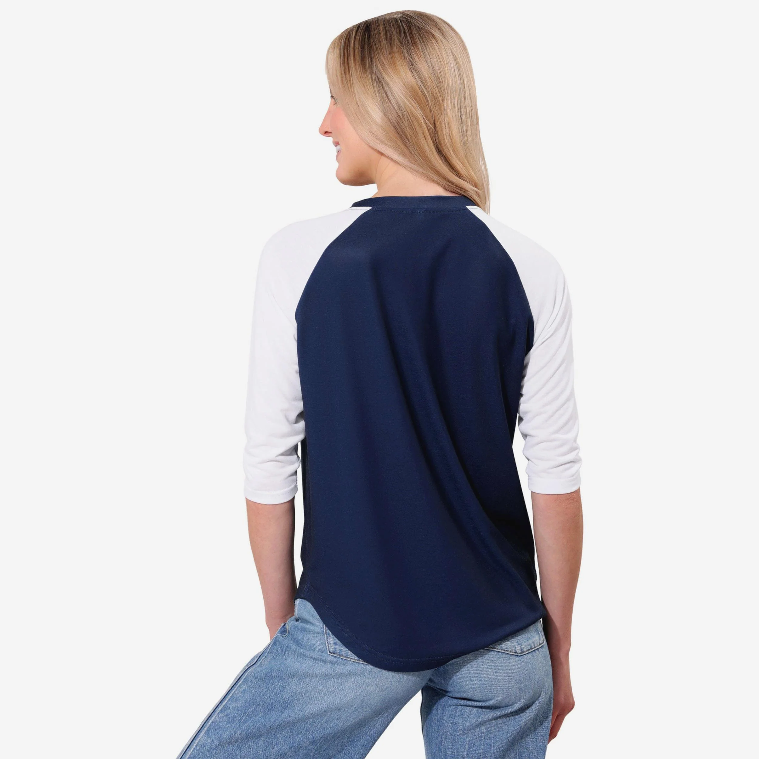 New England Patriots Rhinestone Raglan T-Shirt - Image 3
