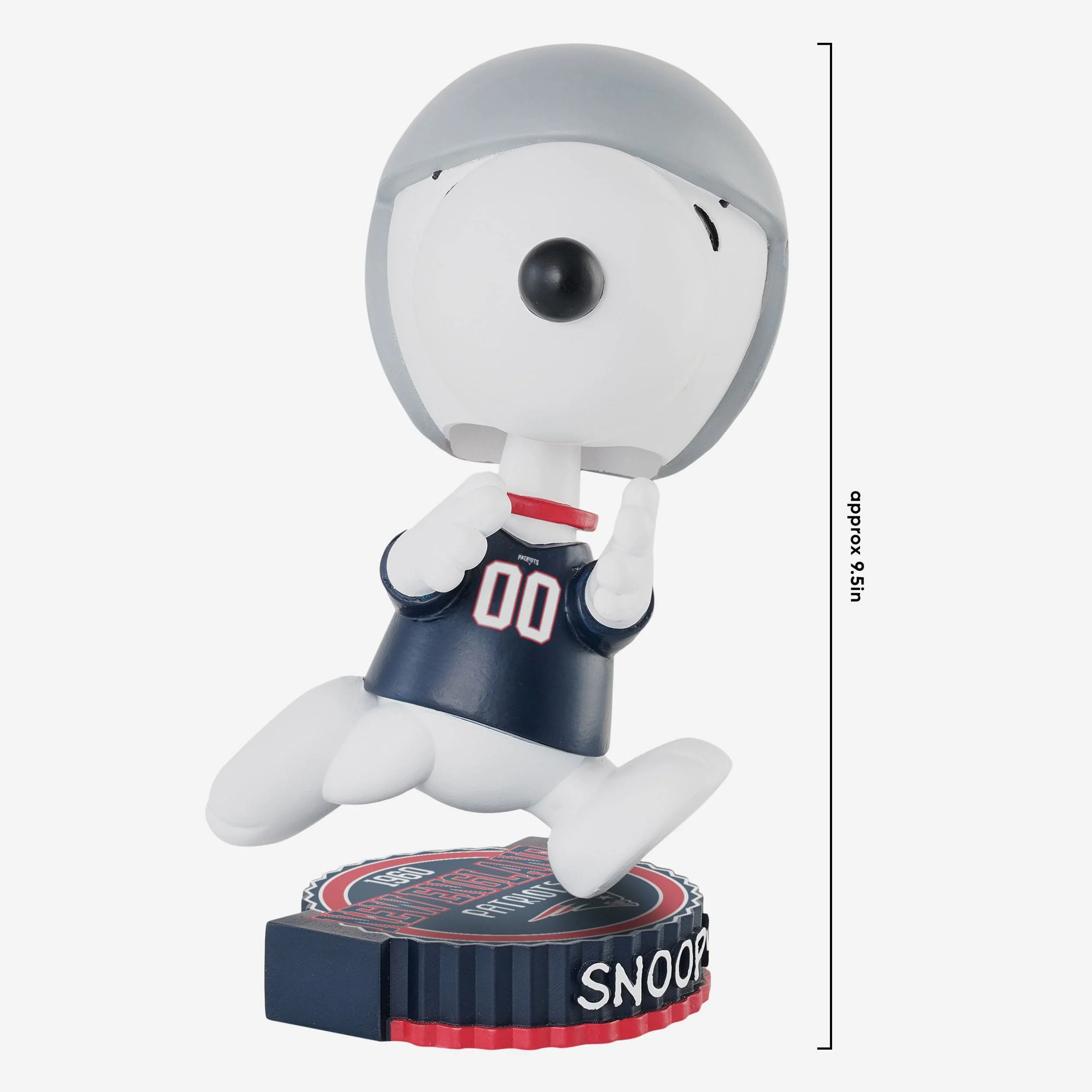 New England Patriots Snoopy Peanuts Bighead Bobblehead - Image 4