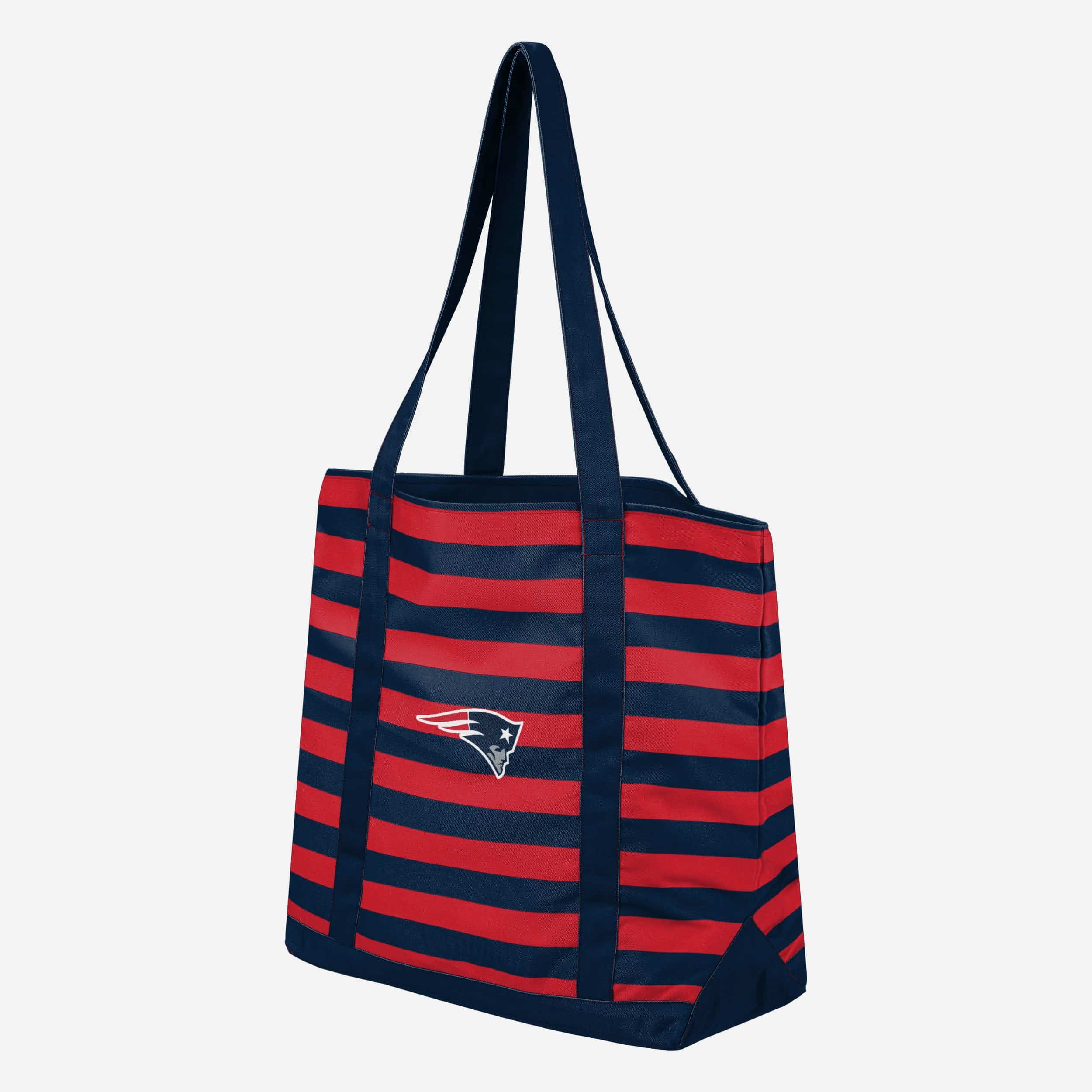 New England Patriots Team Stripe Canvas Tote Bag - Image 2
