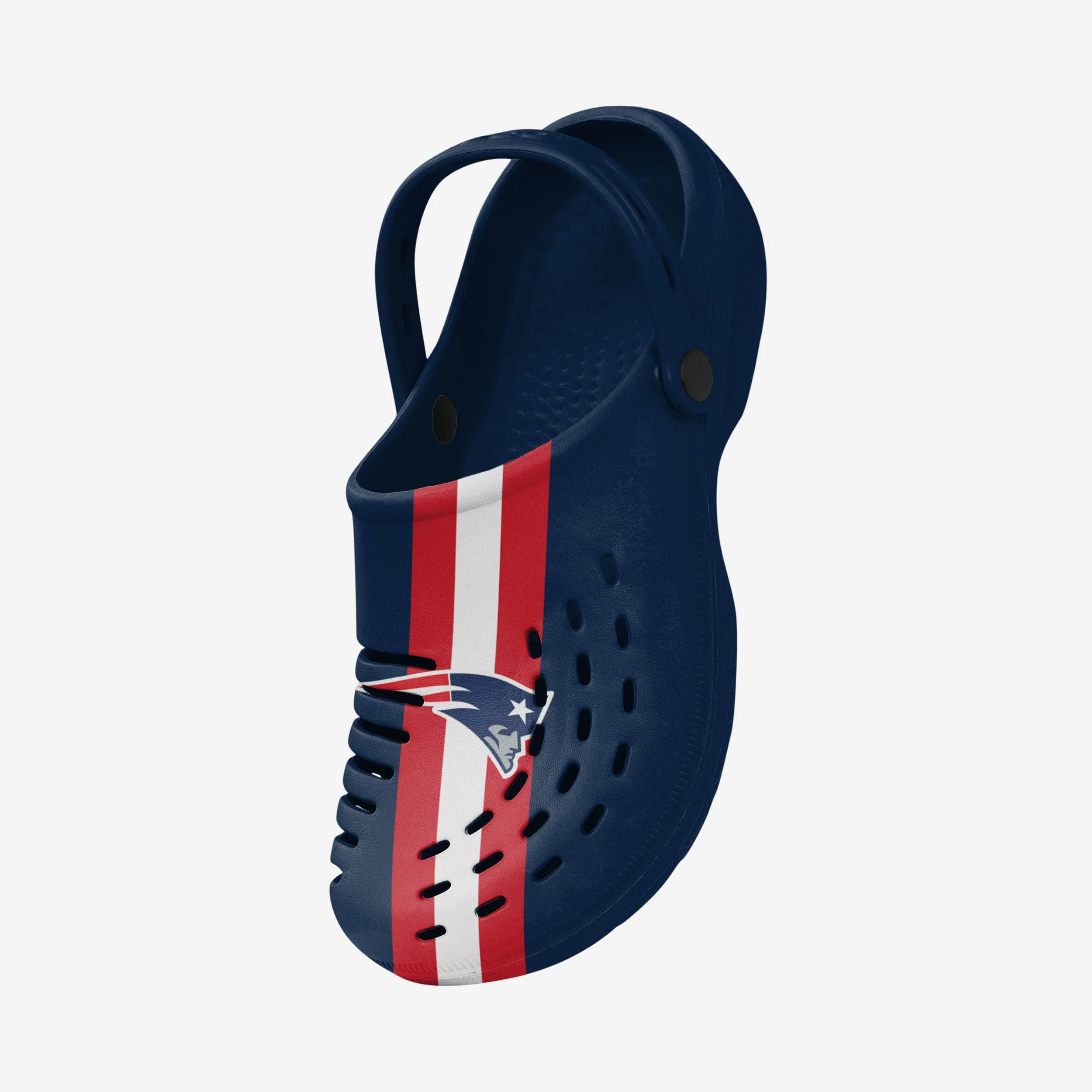 New England Patriots Team Stripe Clog With Strap - Image 2