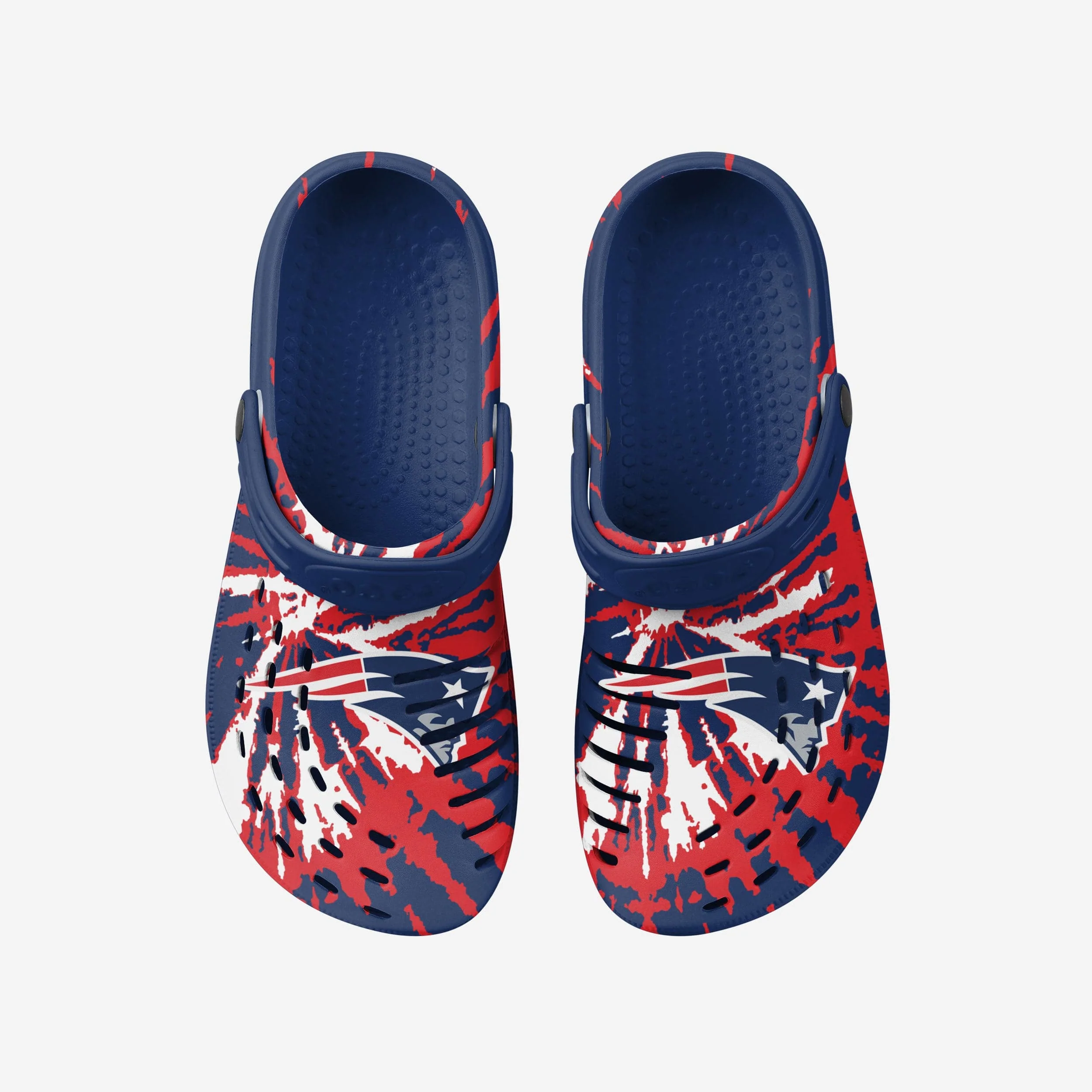 New England Patriots Tie-Dye Clog With Strap - Image 4