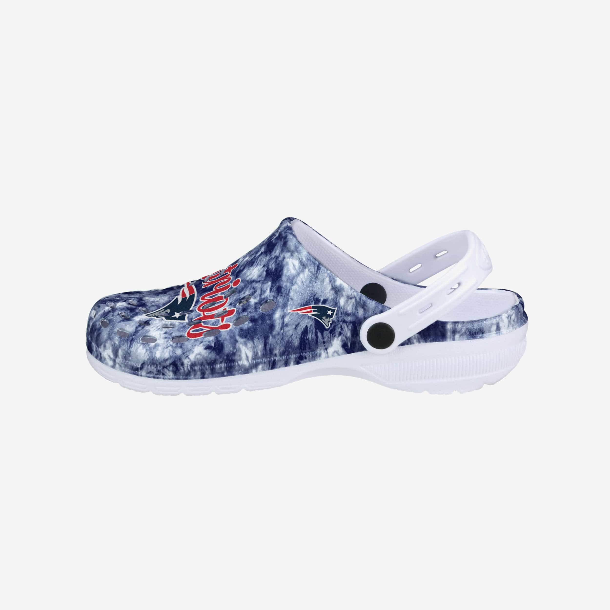 New England Patriots Womens Cloudie Clog With Strap