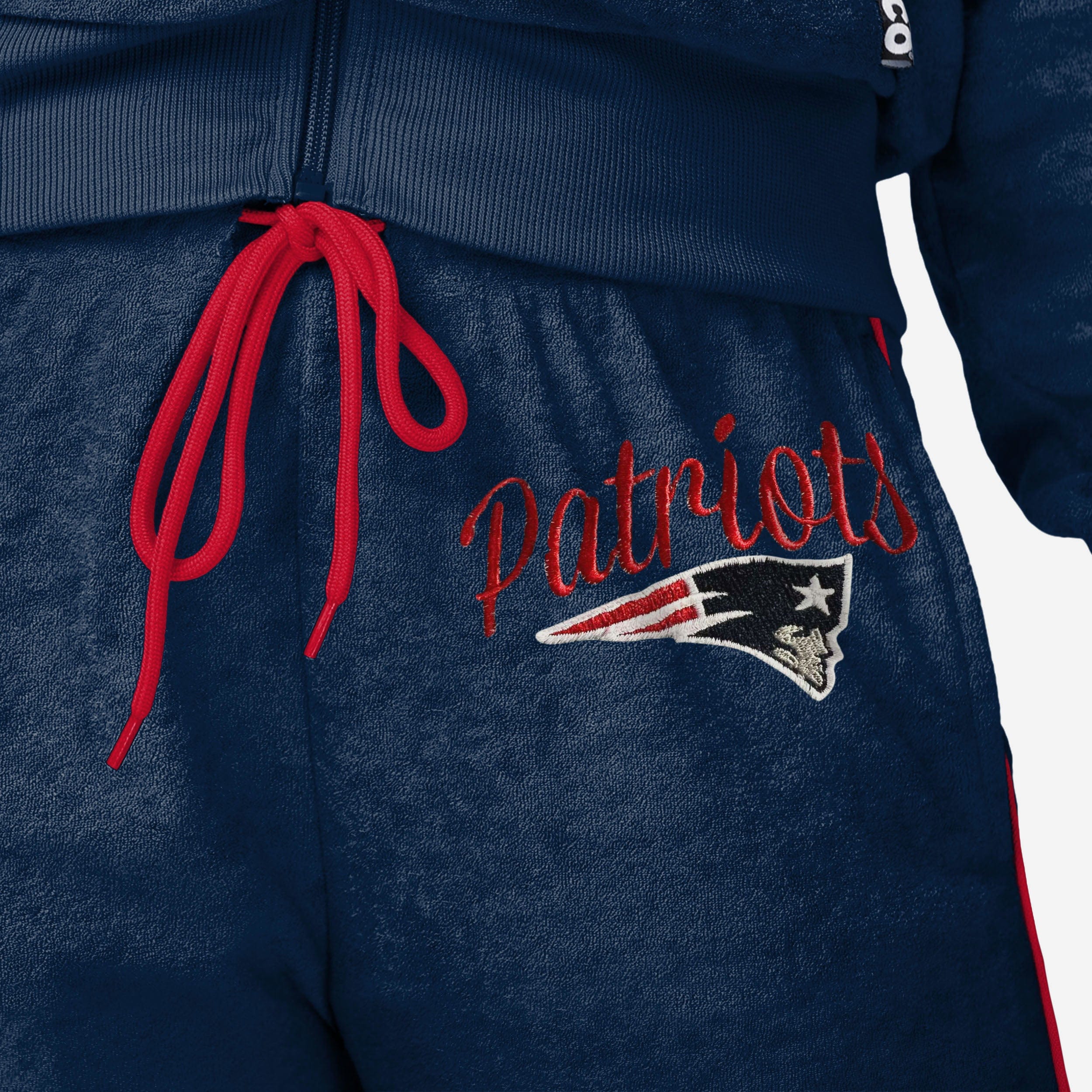 New England Patriots Womens Terry Knit Joggers - Image 3