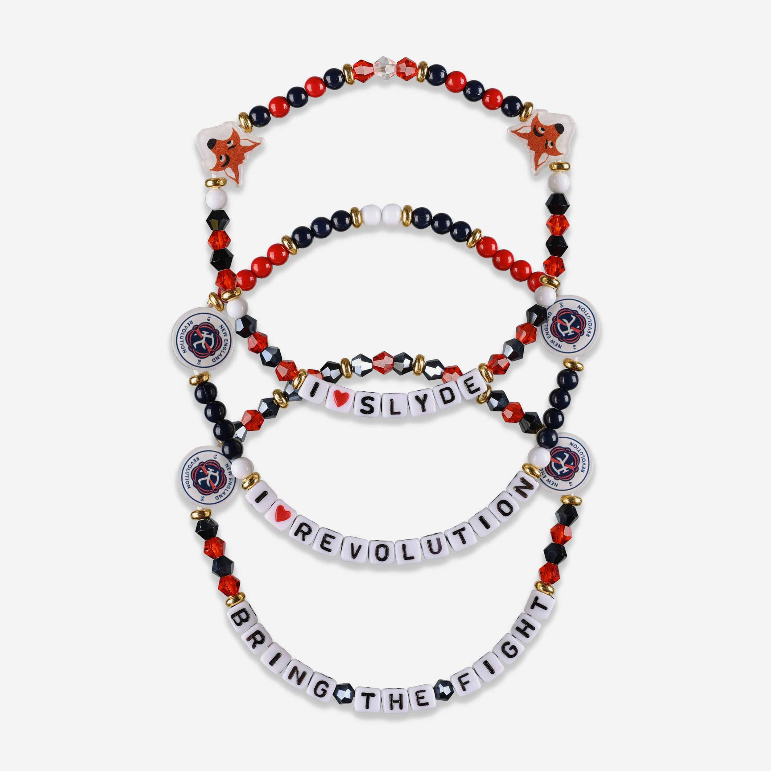 New England Revolution 3 Pack Friendship Bracelet