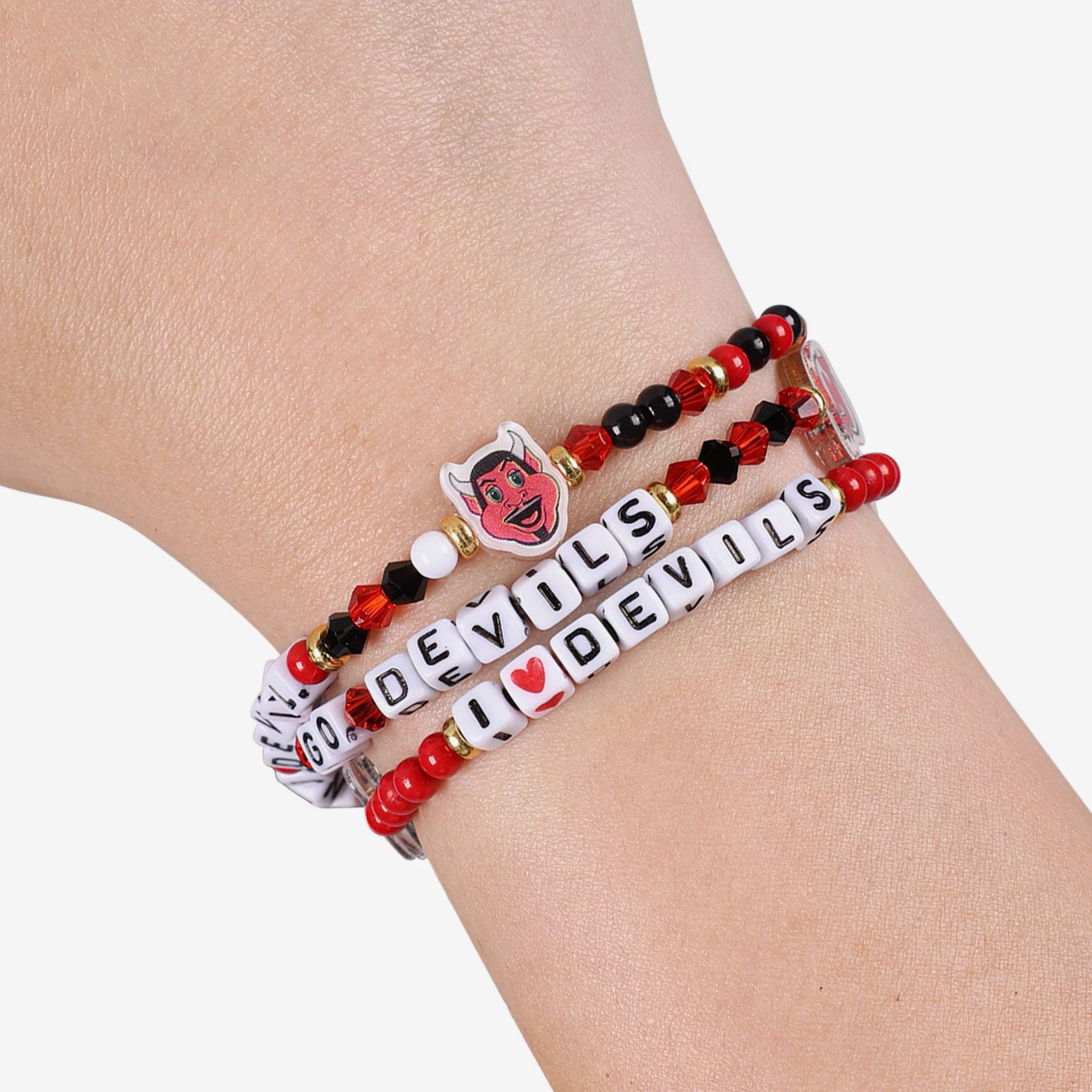 New Jersey Devils 3 Pack Friendship Bracelet - Image 4