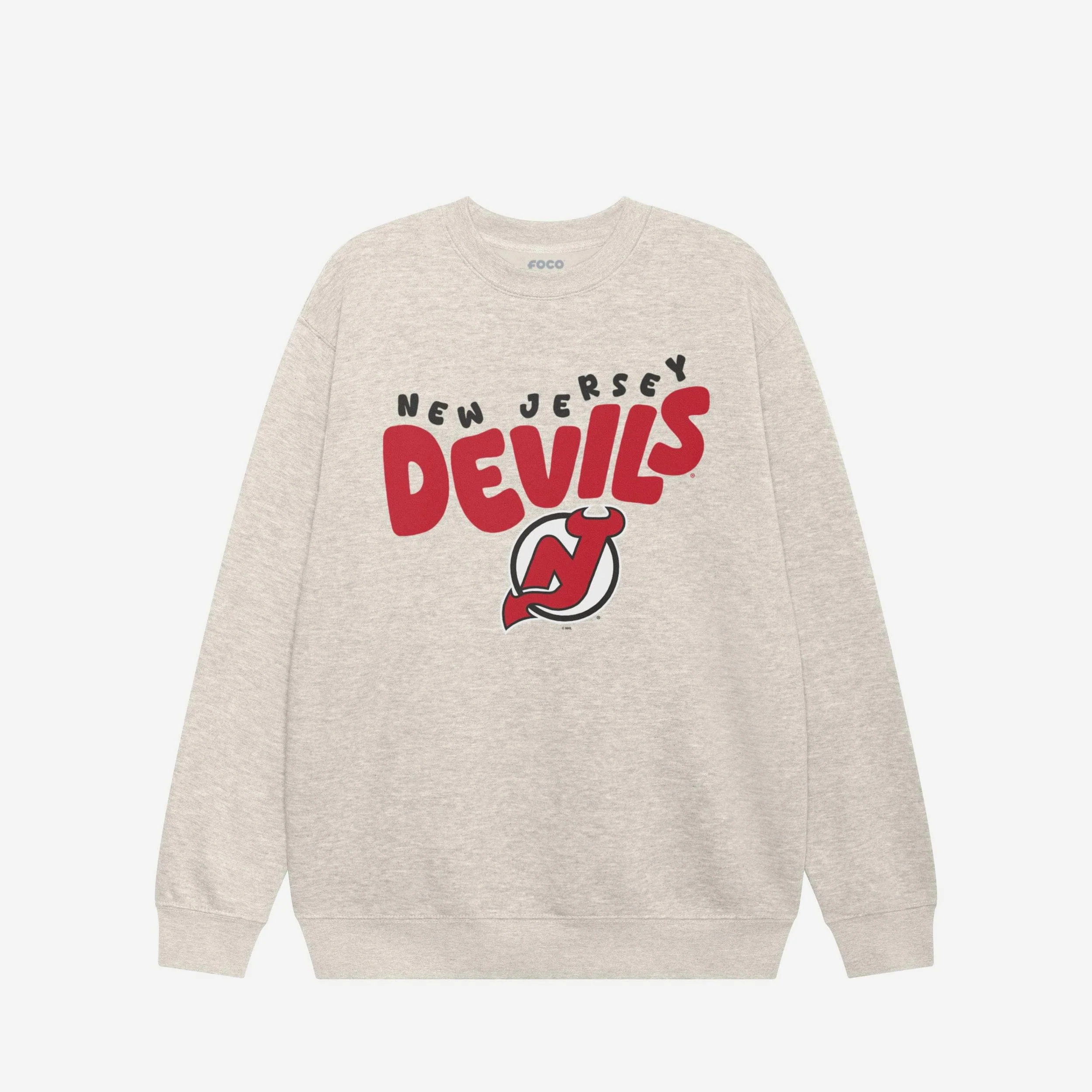 New Jersey Devils Bubble Crew Neck Sweatshirt
