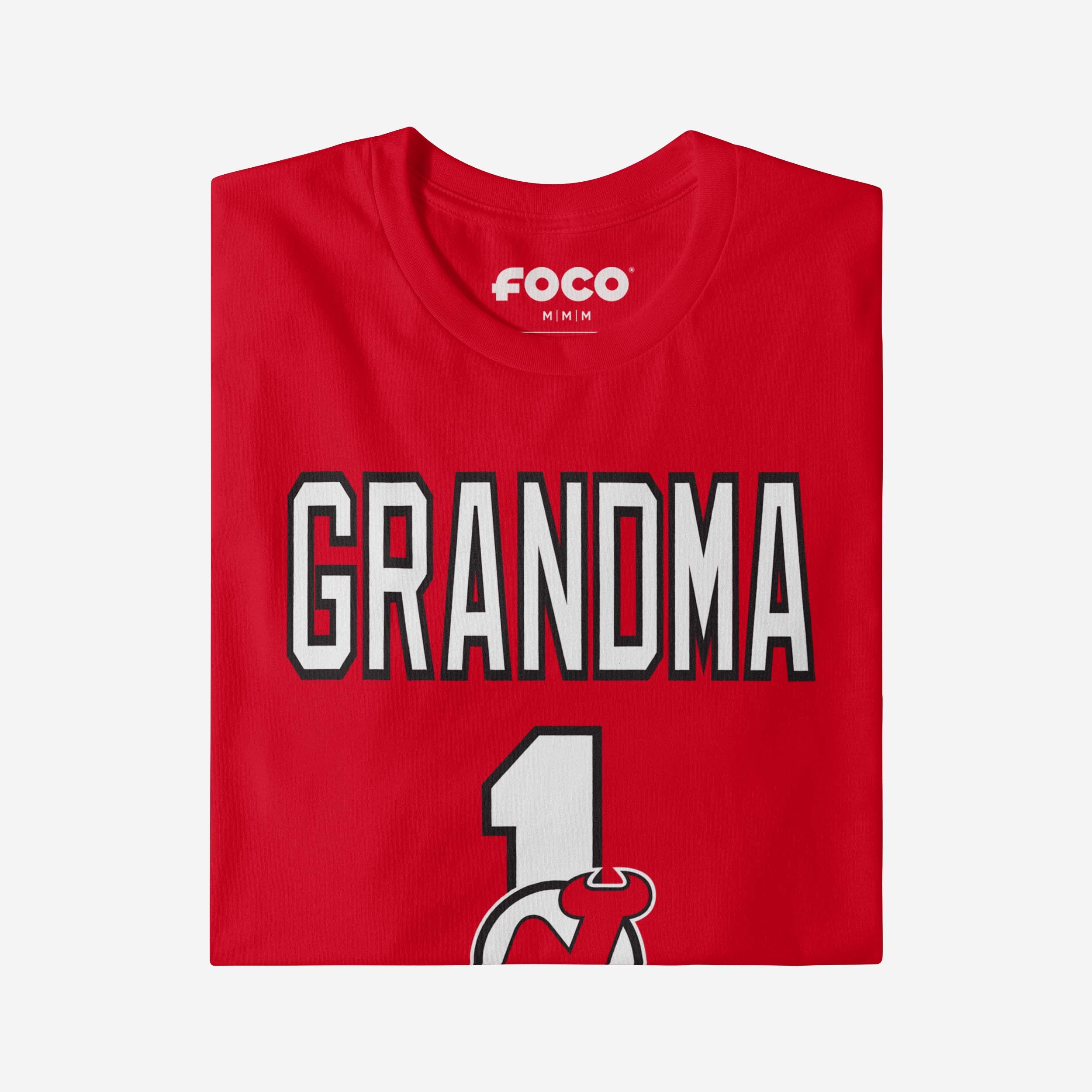 New Jersey Devils Number 1 Grandma T-Shirt - Image 3