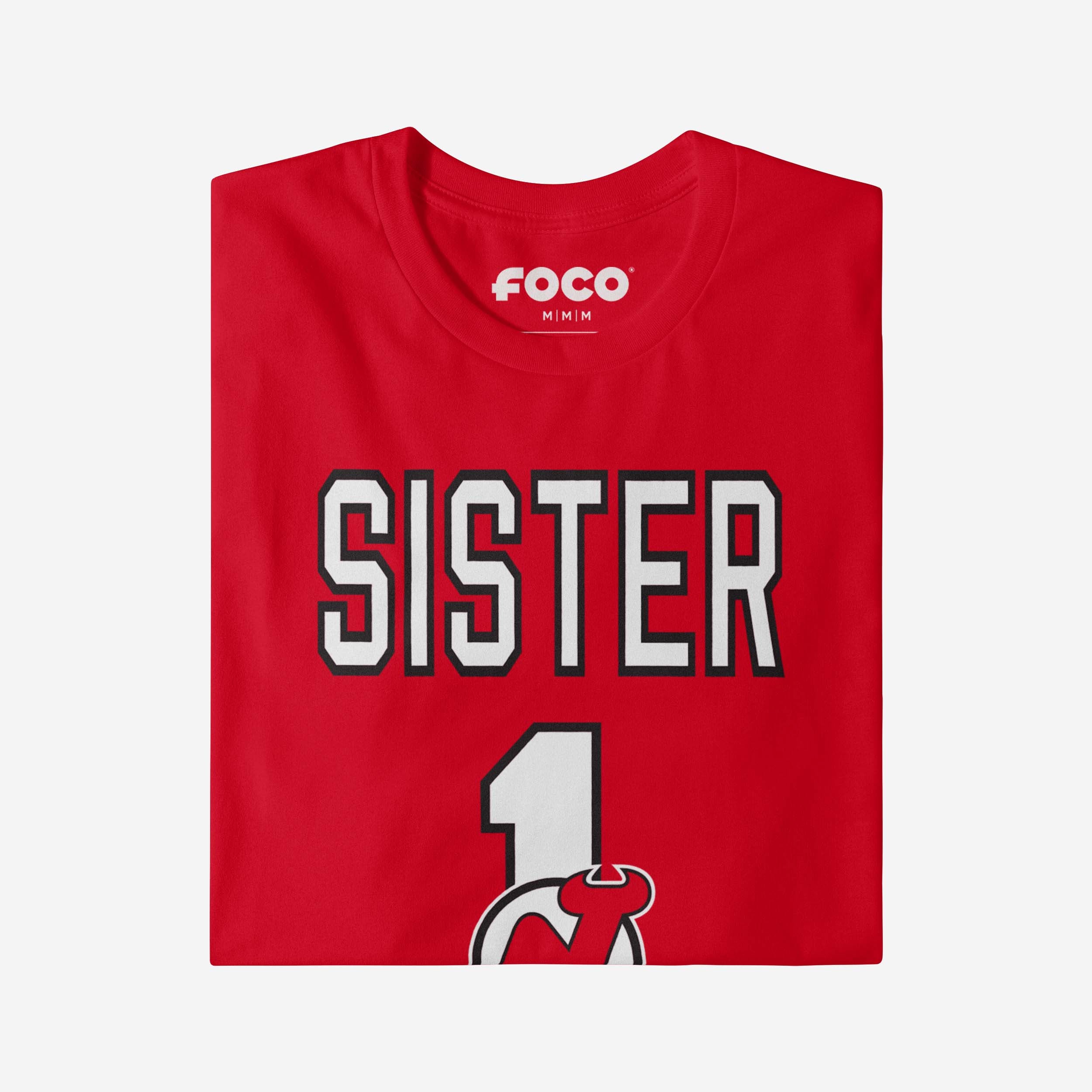 New Jersey Devils Number 1 Sister T-Shirt - Image 3