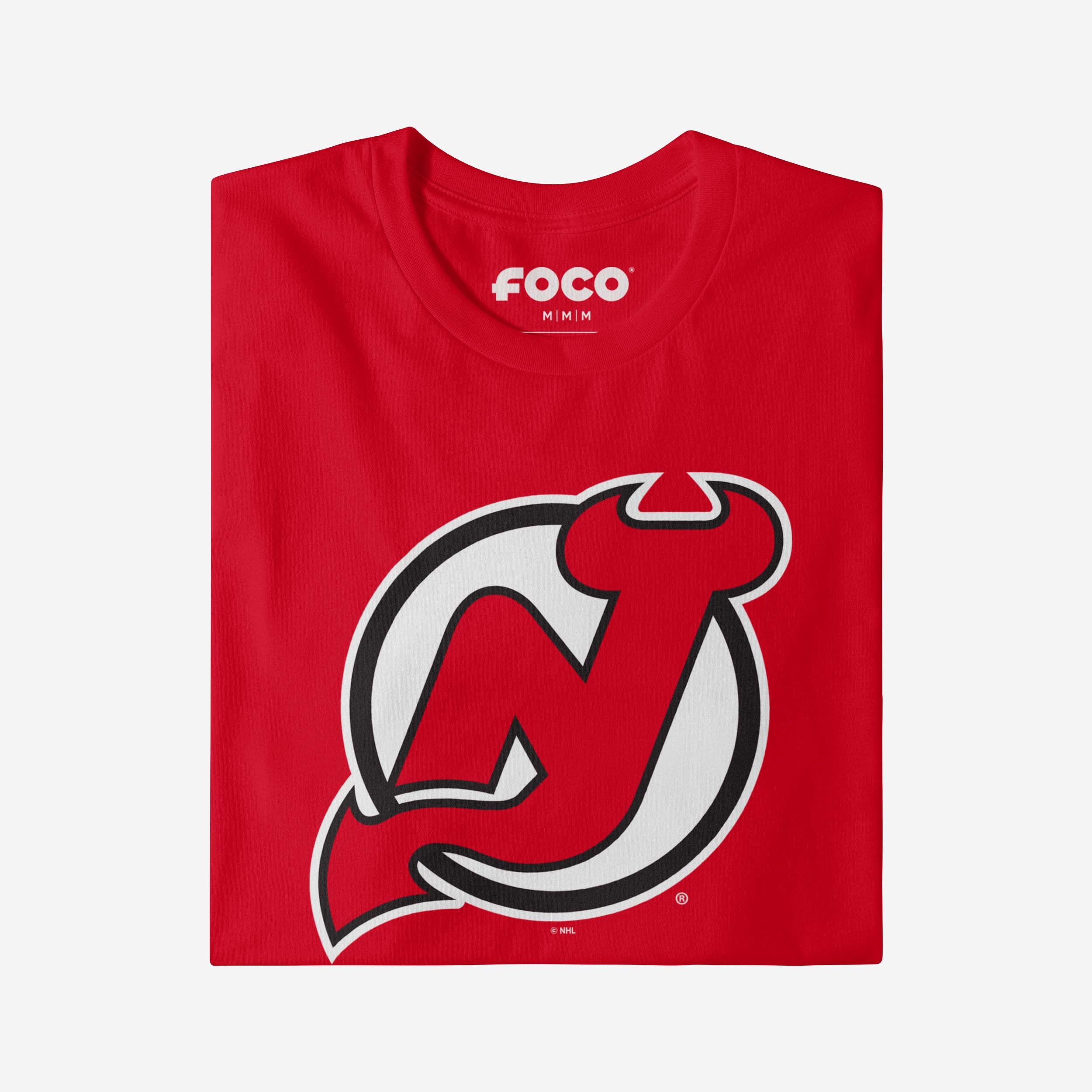New Jersey Devils Primary Logo T-Shirt - Image 3
