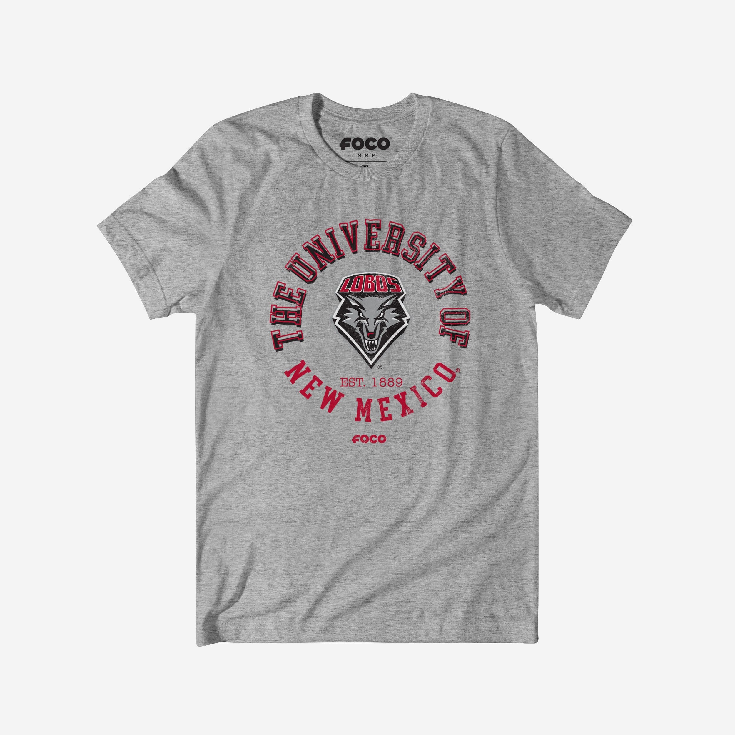 New Mexico Lobos Circle Vintage T-Shirt