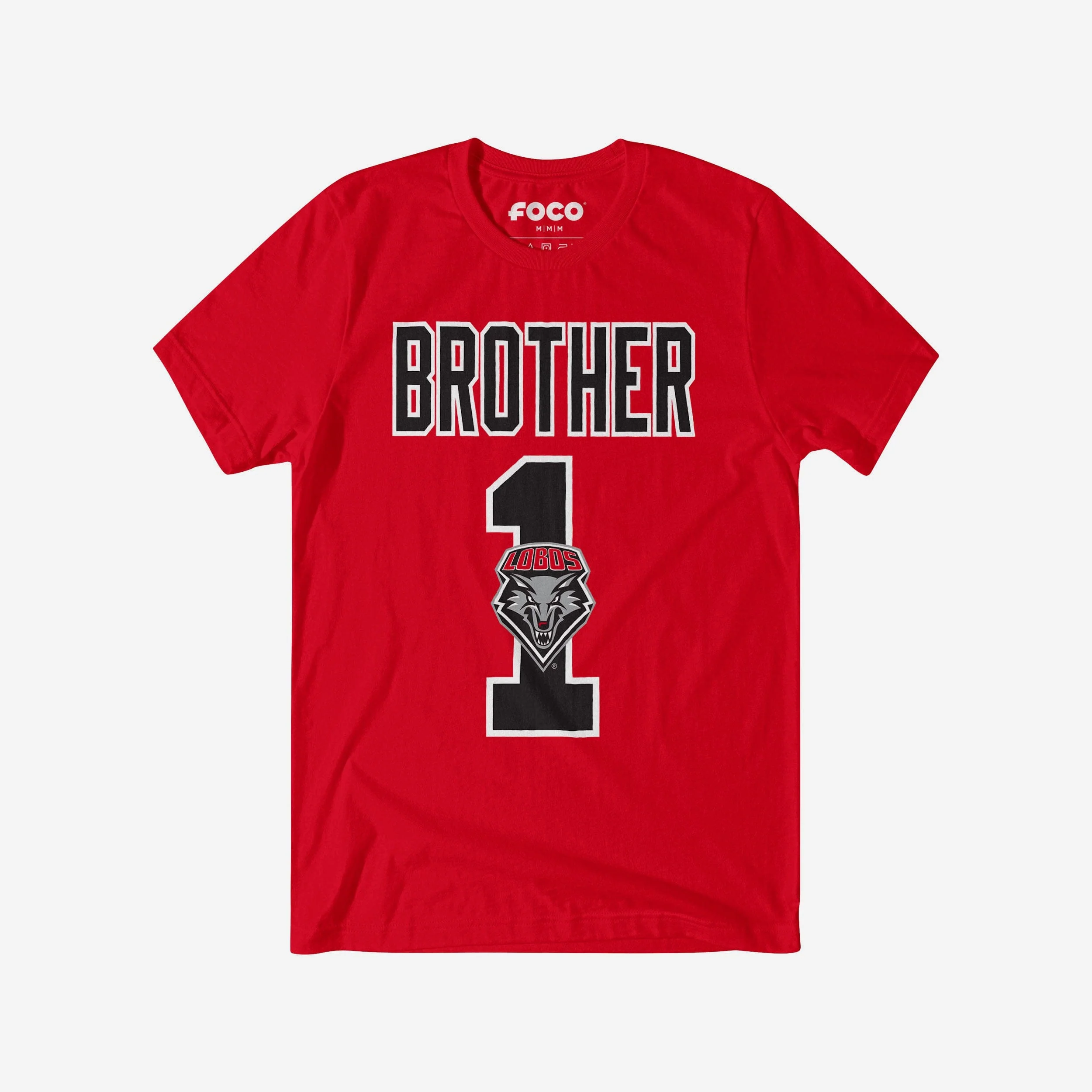 New Mexico Lobos Number 1 Bro T-Shirt