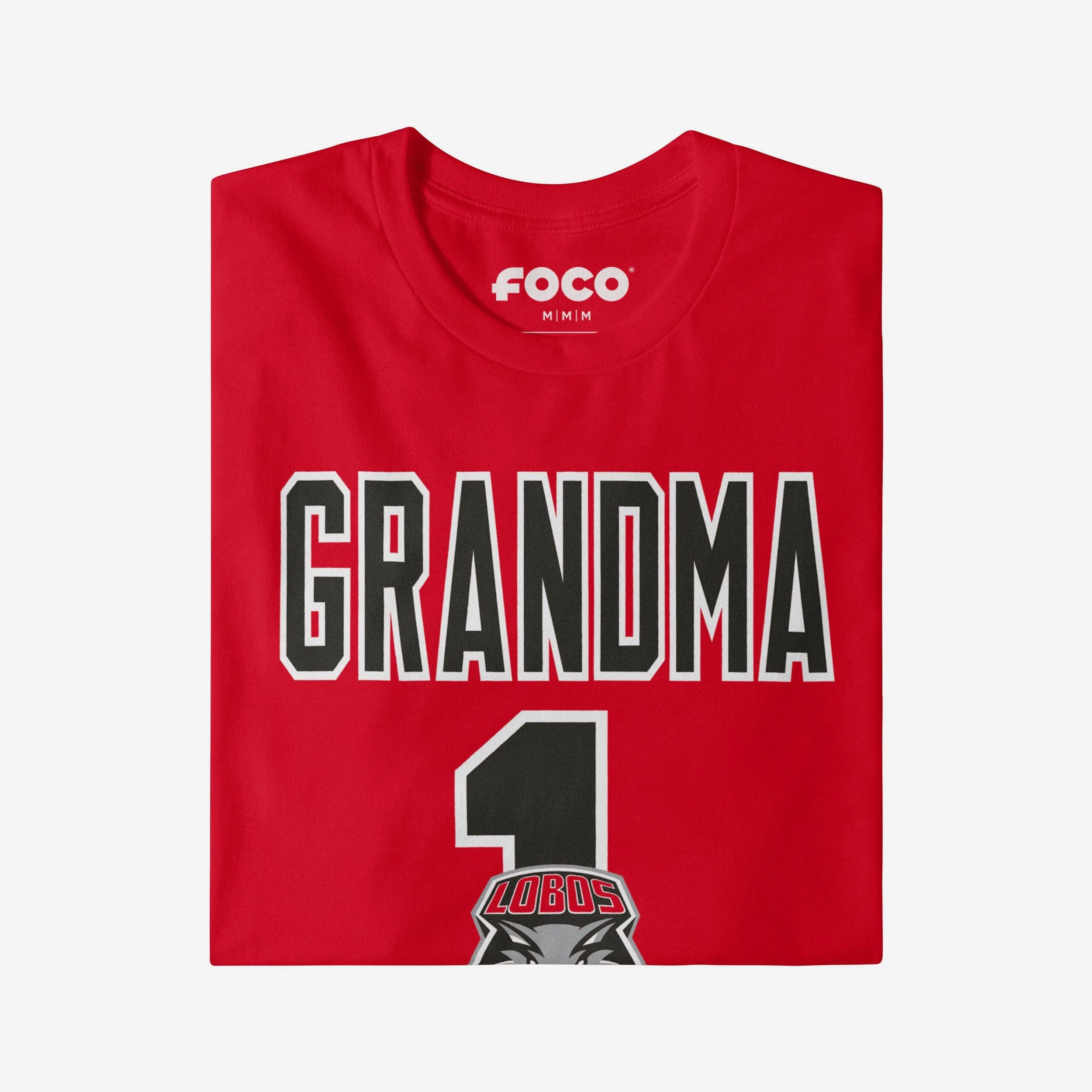 New Mexico Lobos Number 1 Grandma T-Shirt - Image 3