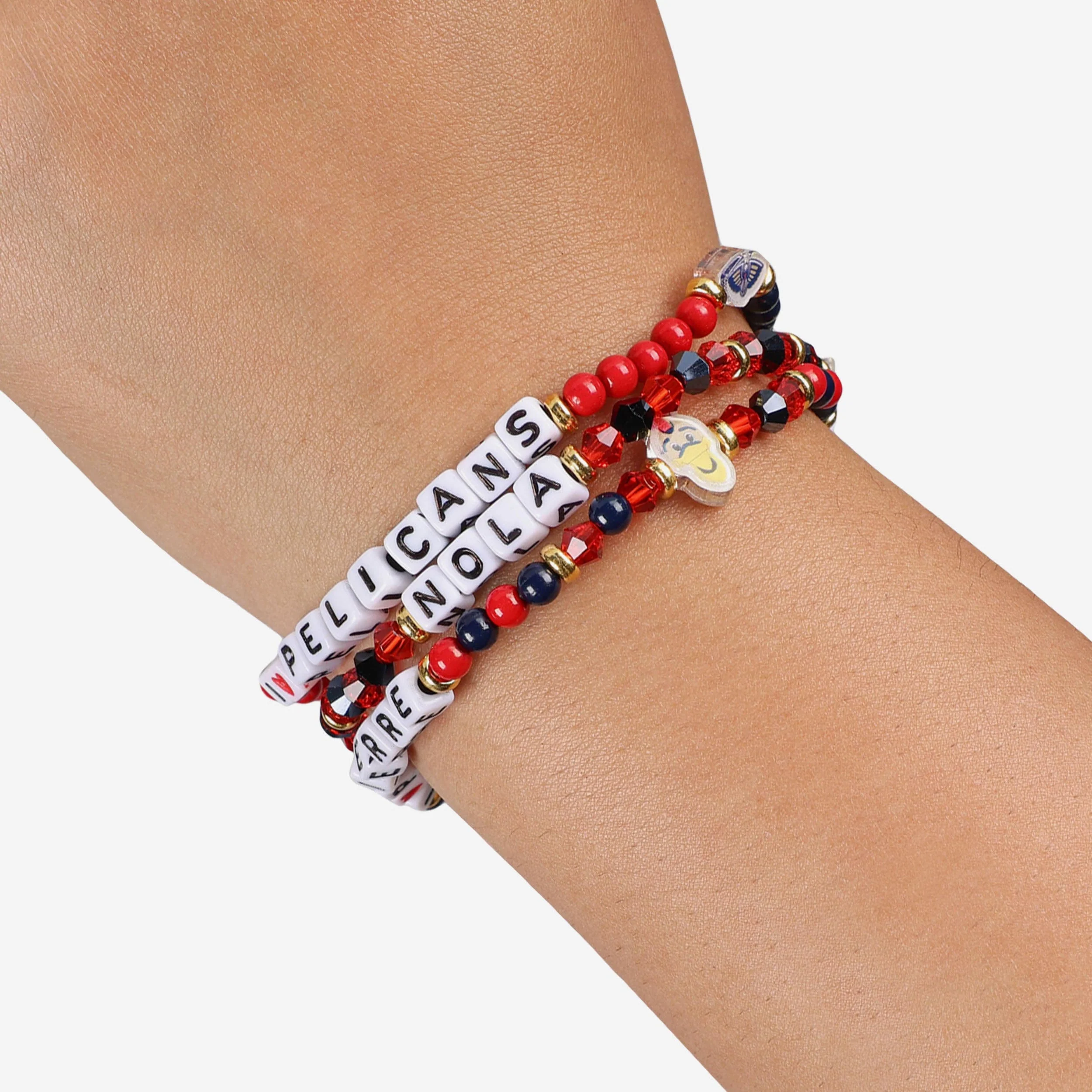 New Orleans Pelicans 3 Pack Friendship Bracelet - Image 4