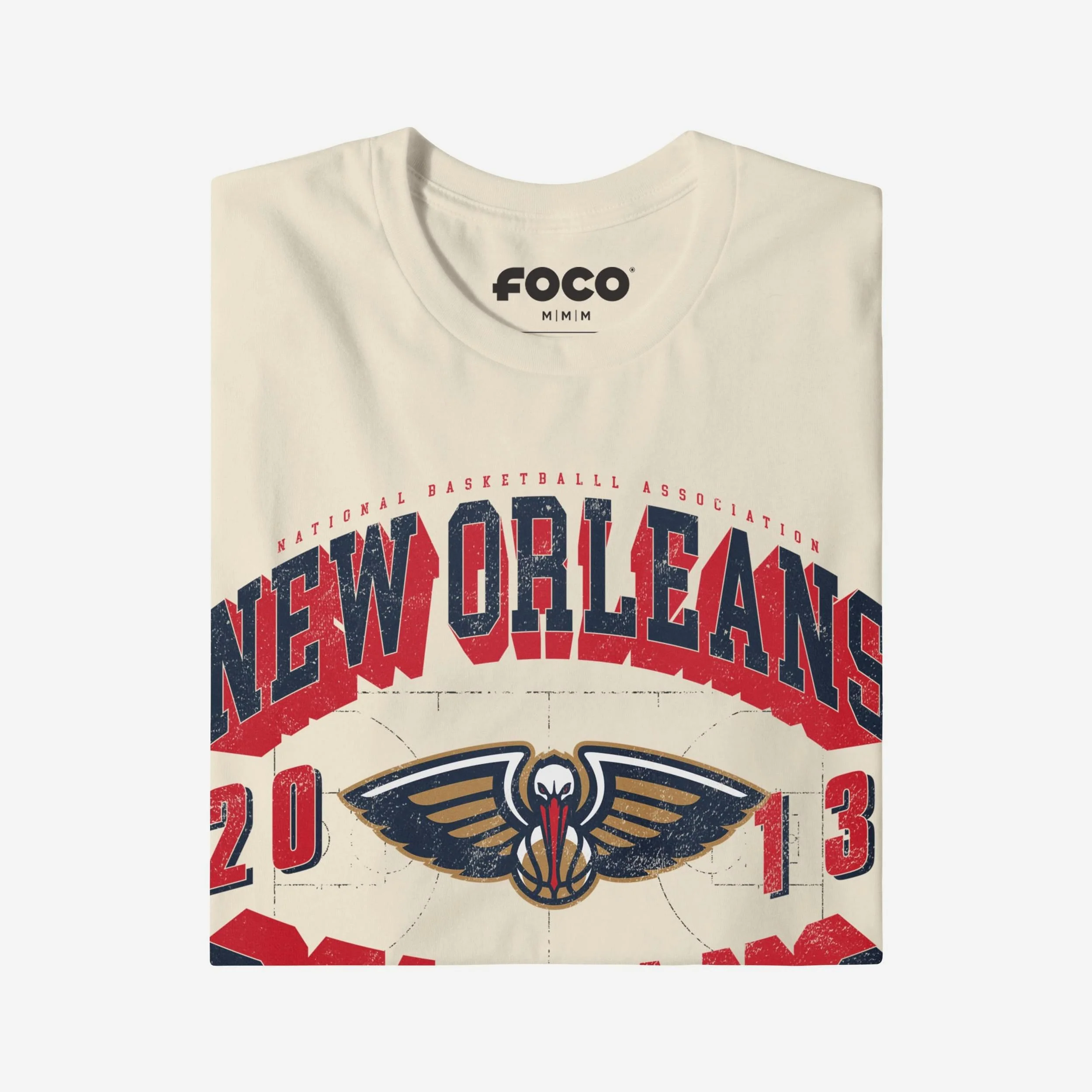 New Orleans Pelicans Court Arched Wordmark T-Shirt - Image 3