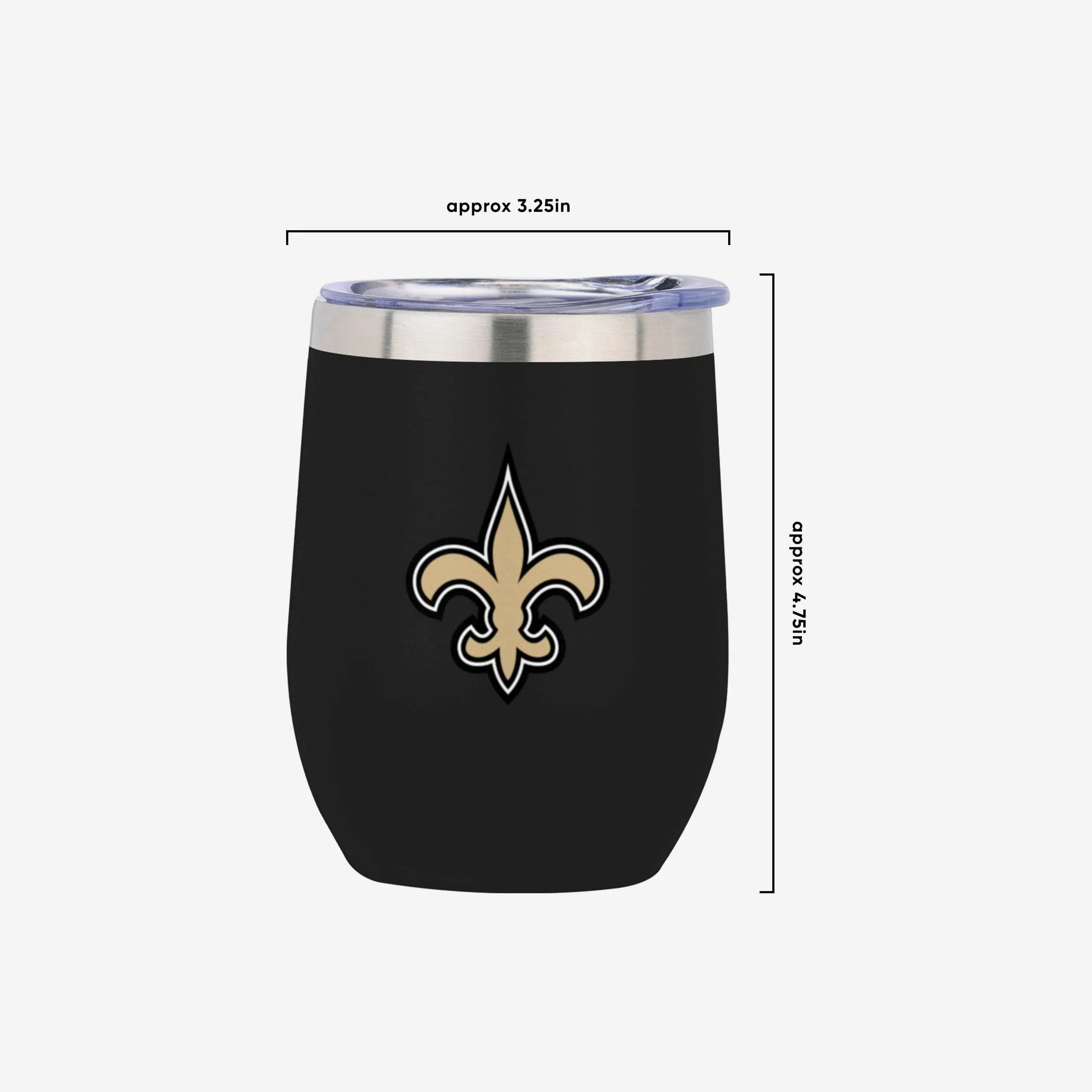 New Orleans Saints 12 oz Mini Tumbler - Image 5